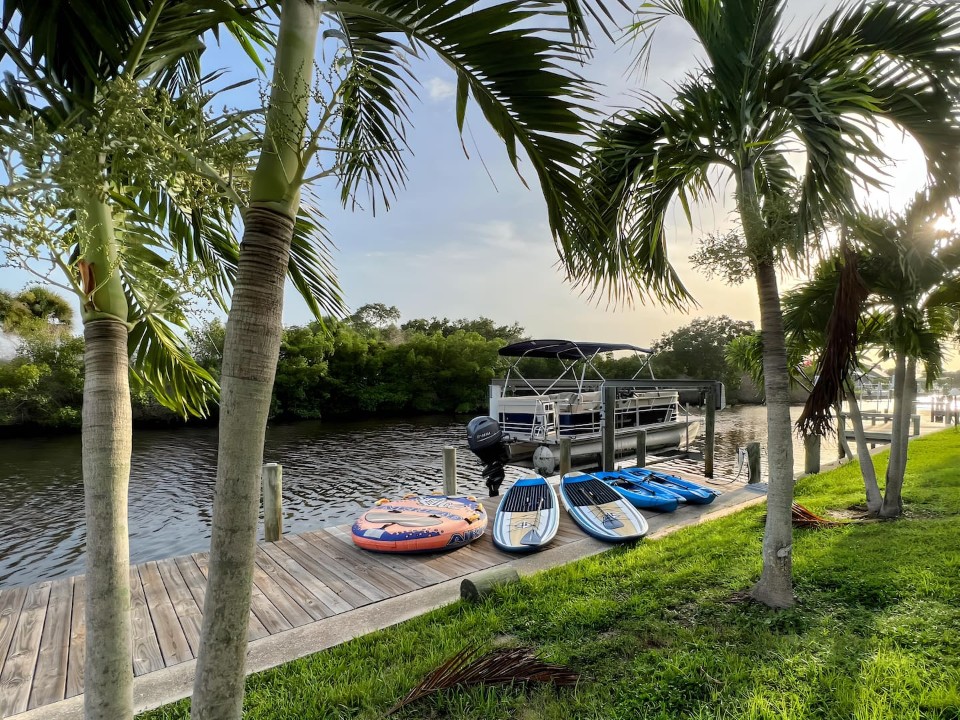 Welcome to your water sports paradise! Paddle, float, fish or cruise ...