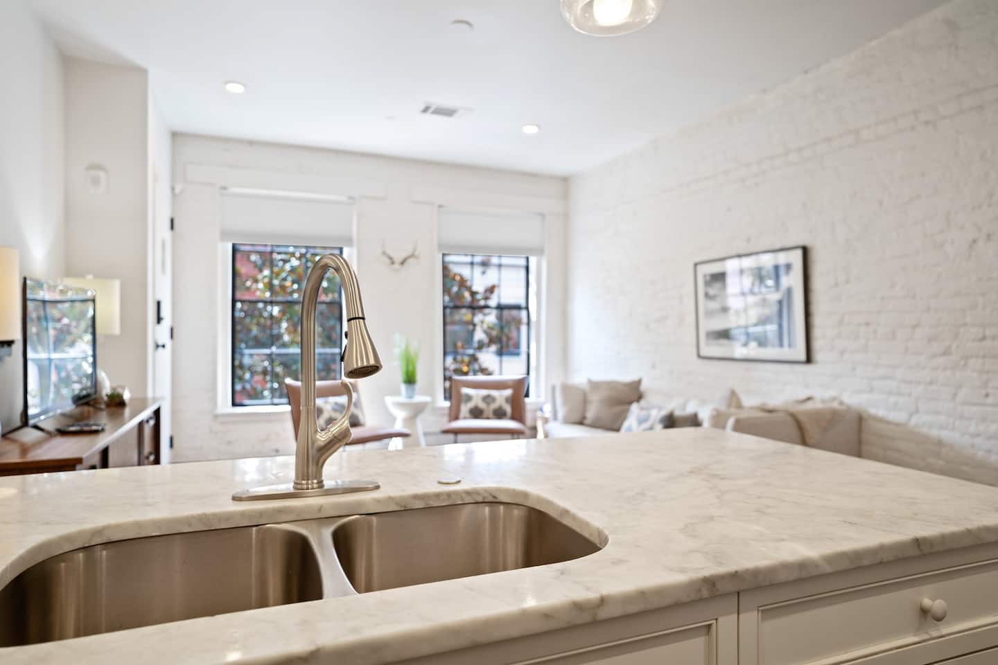 View of the kitchen