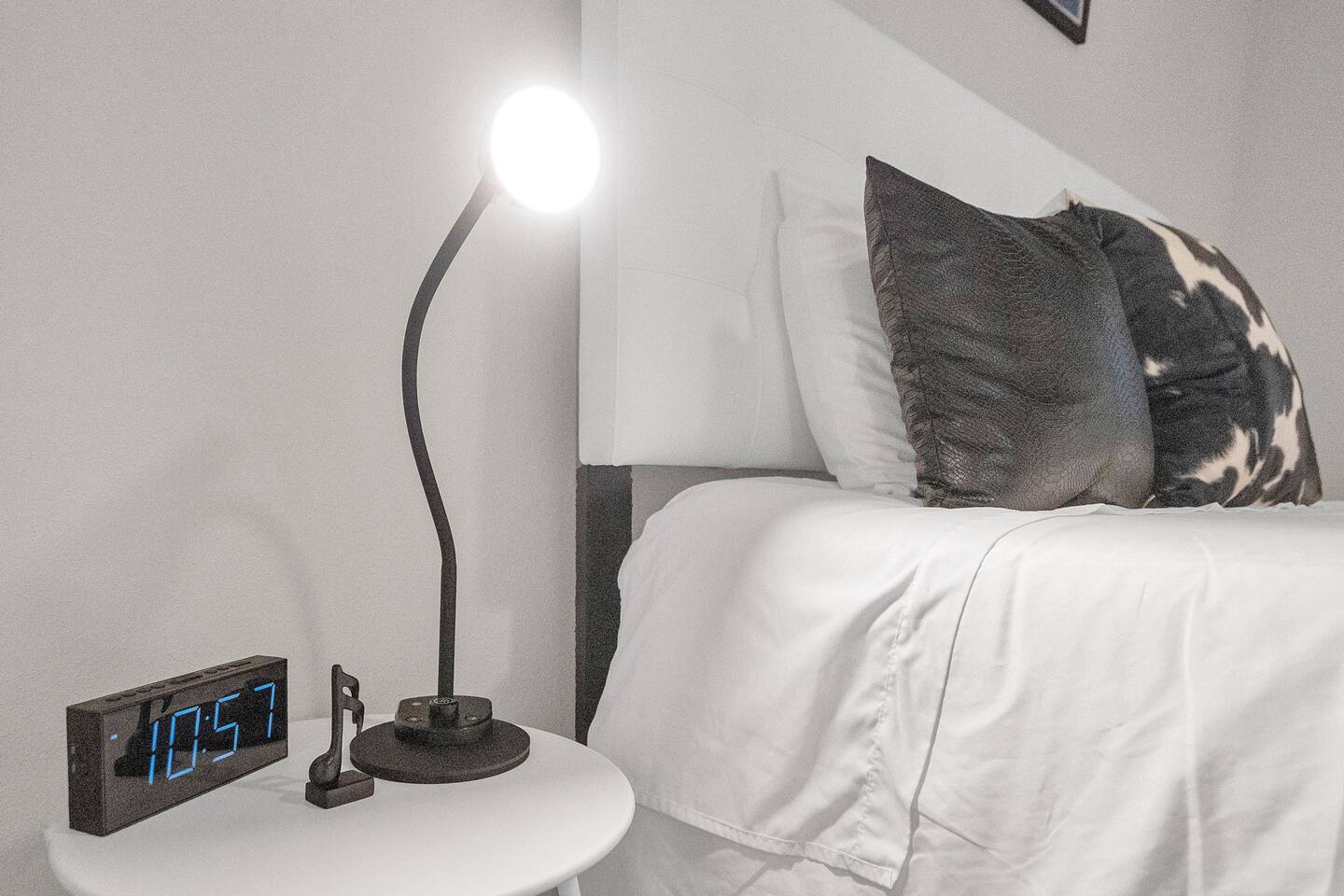 Bedside lamps perfect for nighttime reading!