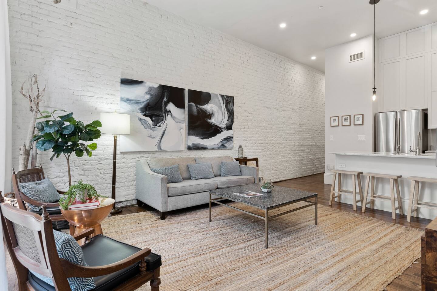 Beautiful living room space