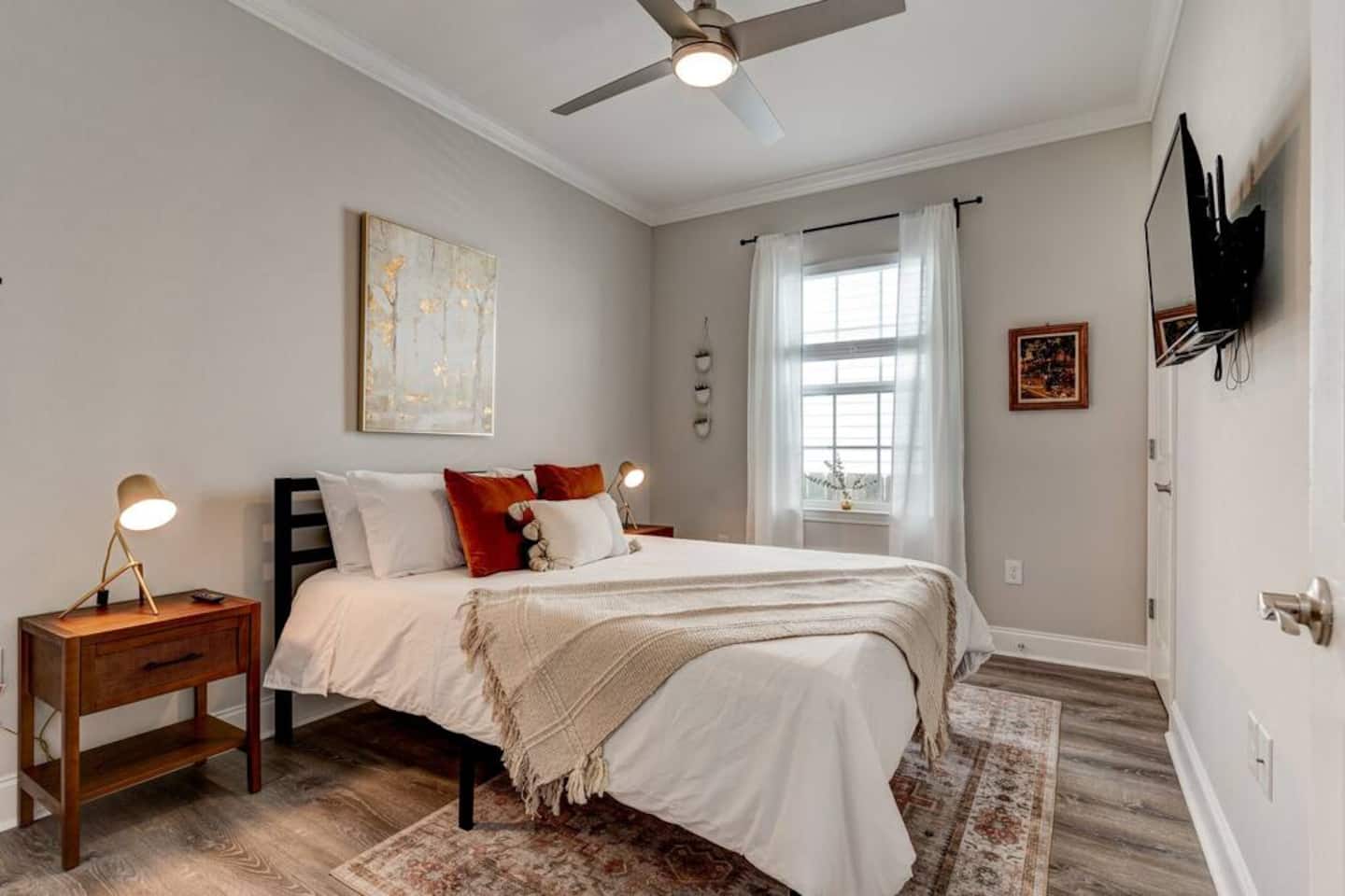 Second Bedroom equipped with Smart TV