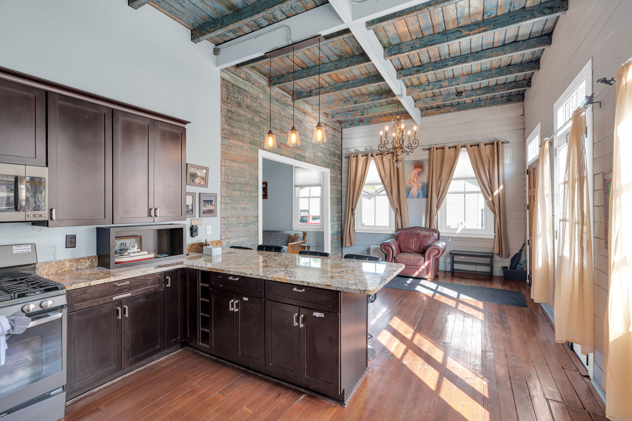 Modern kitchen with full amenities and stylish finishes