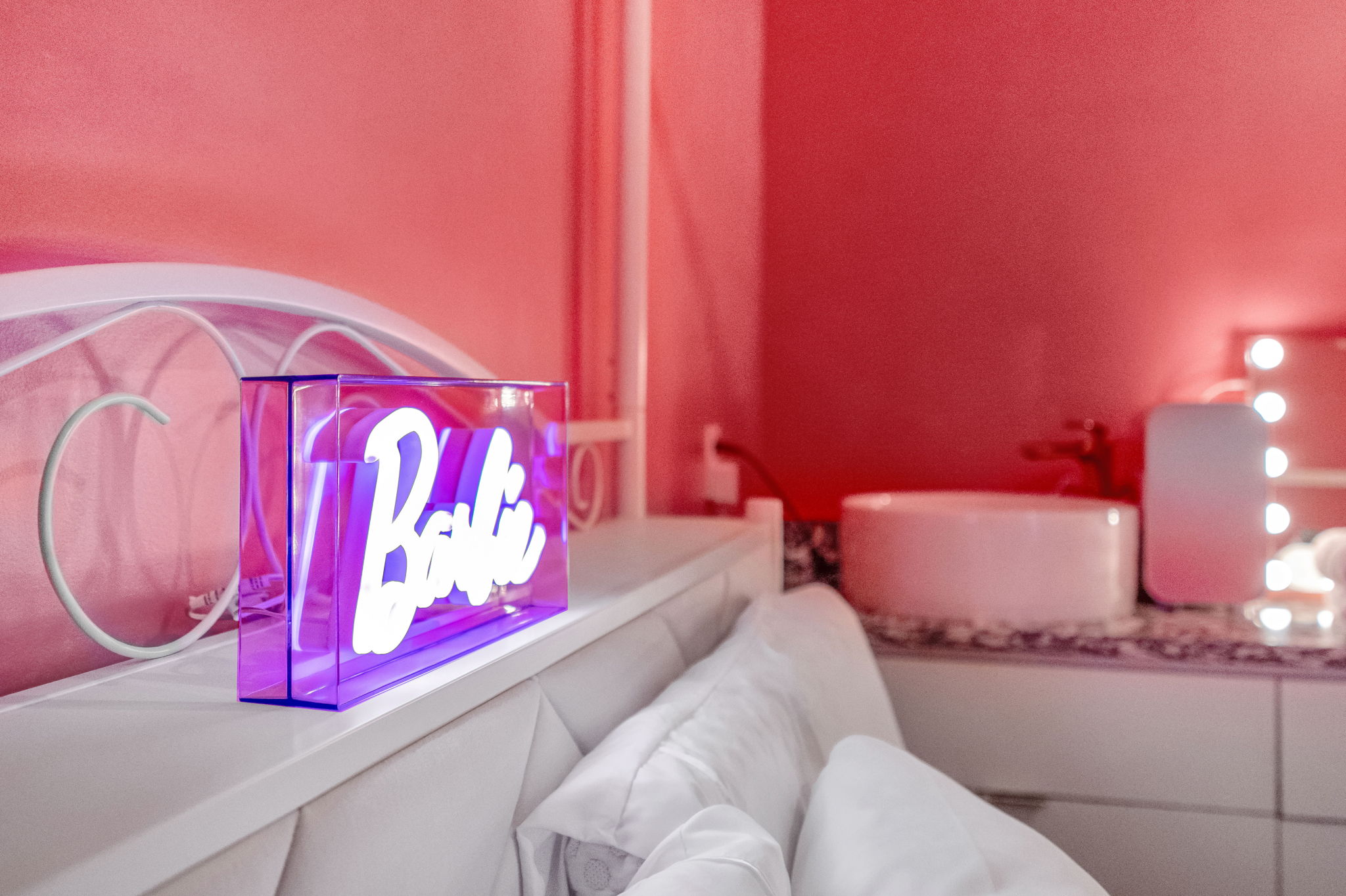 Neon glow with glam energy