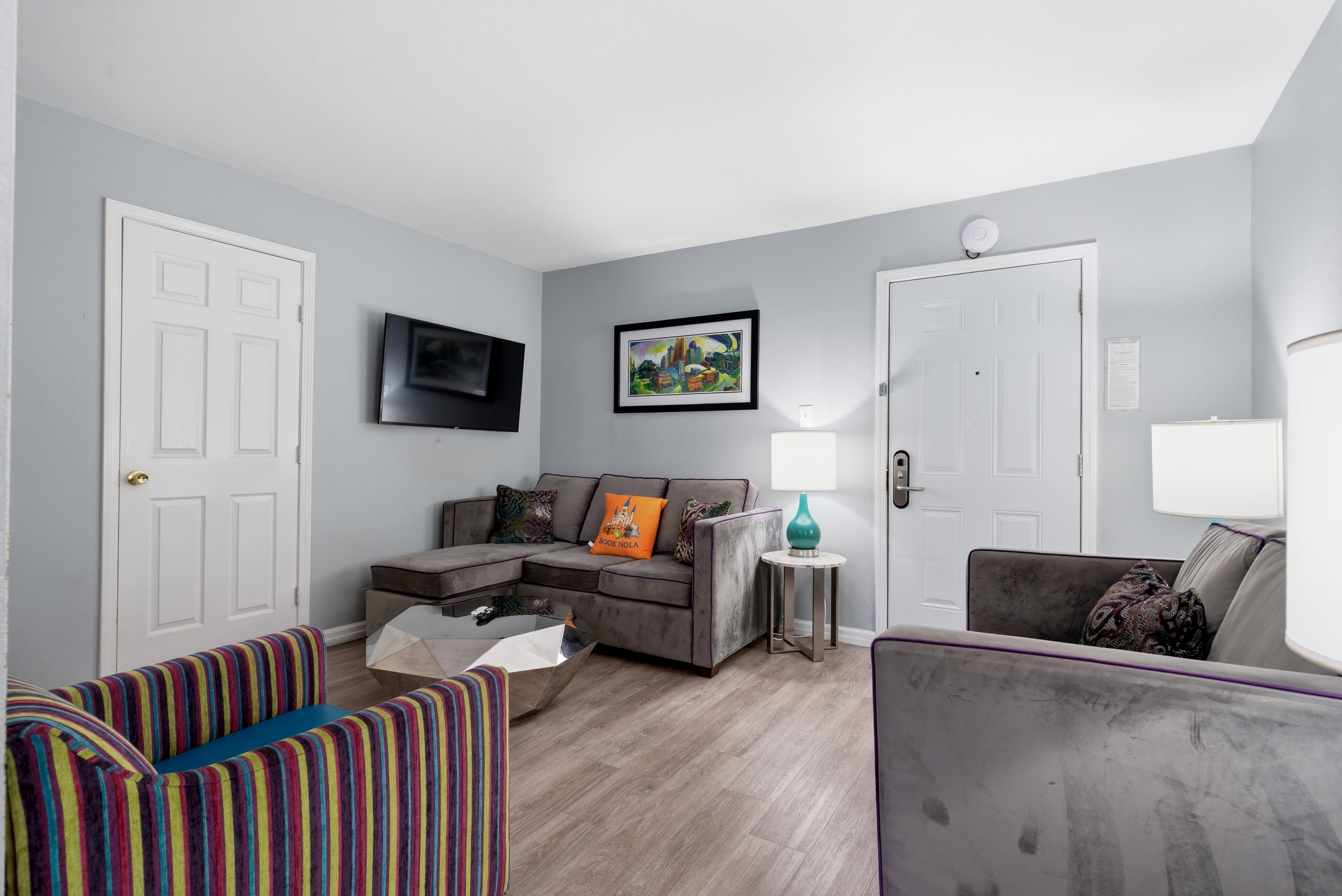 Bright living area with welcoming feel