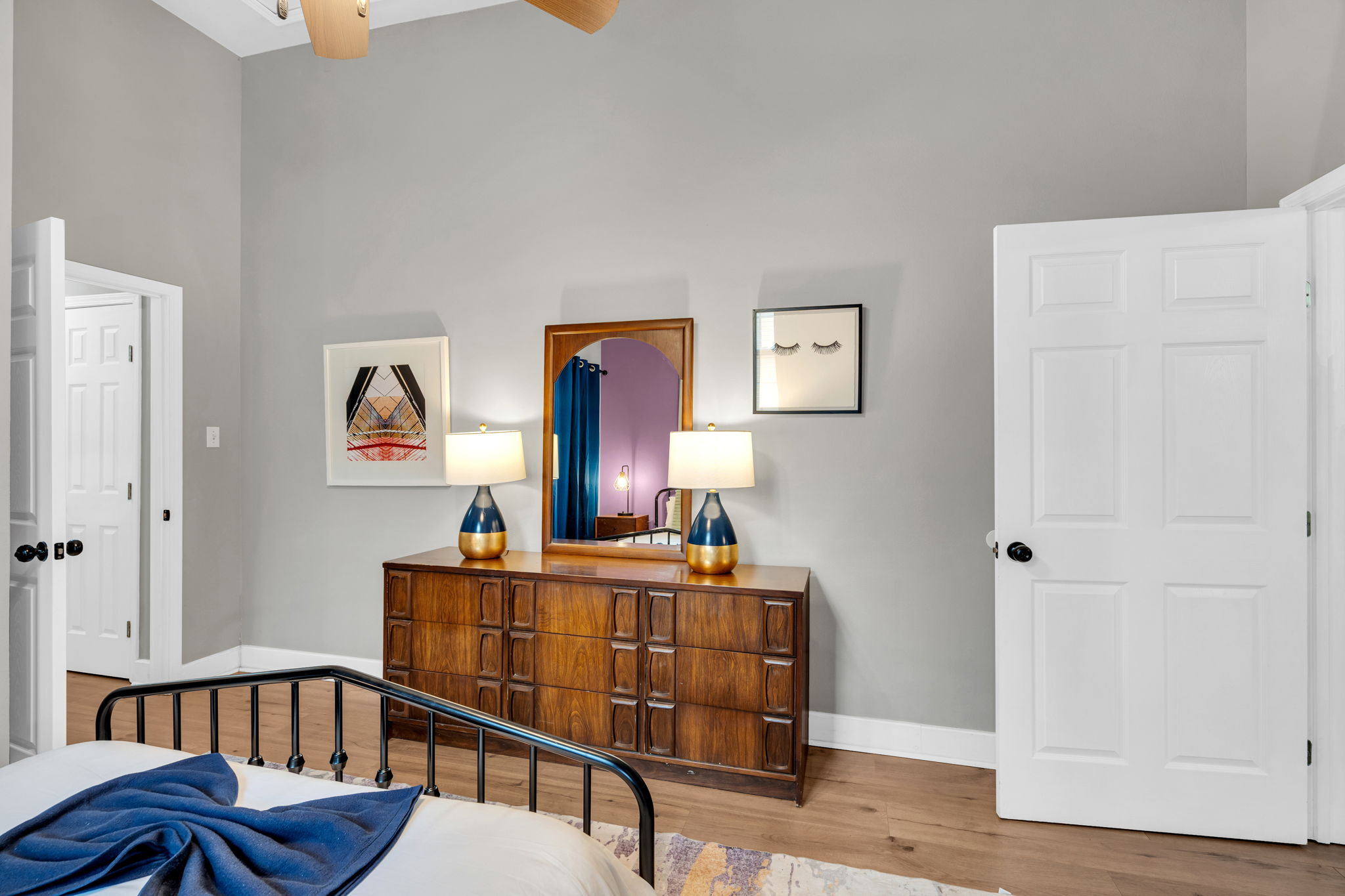 Charming Dresser with Warm Accents