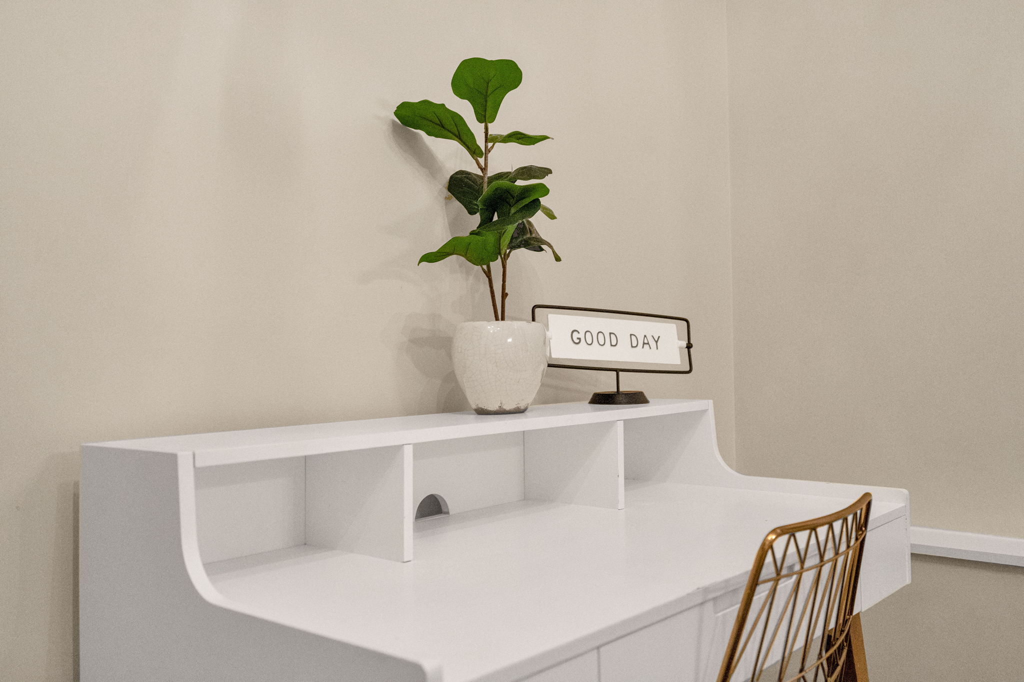 Bright nook with thoughtful details