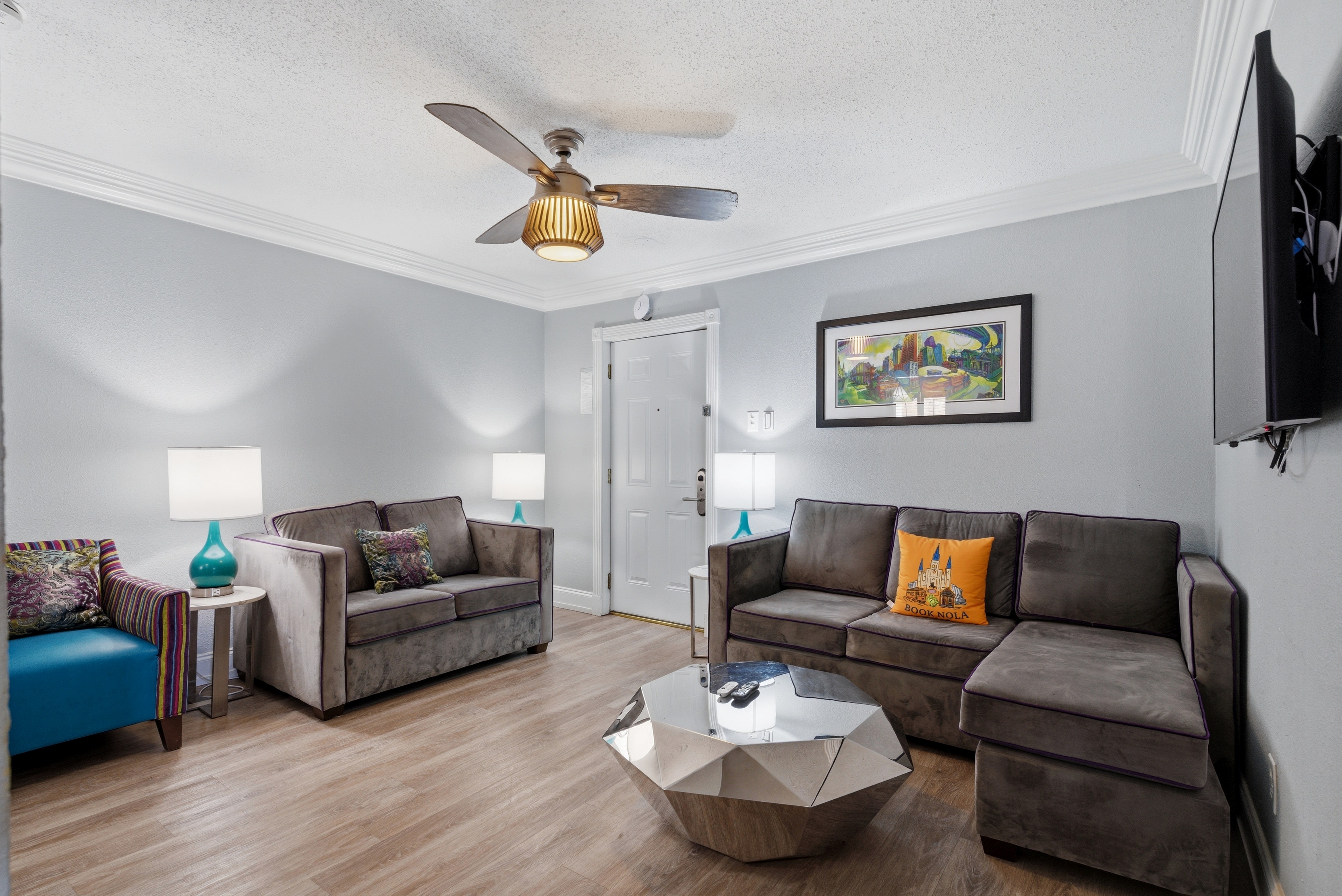 Cozy lounge corner with relaxed seating