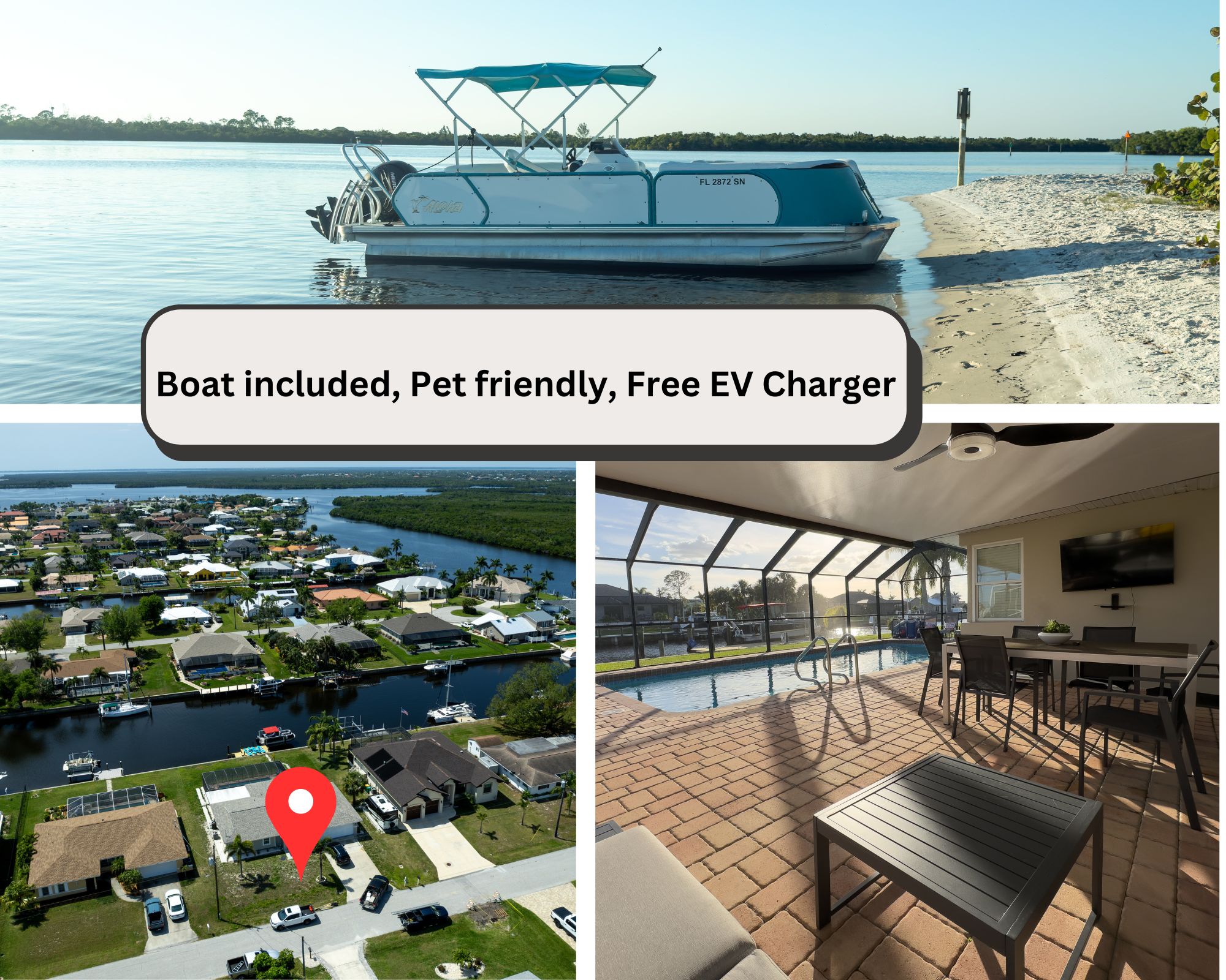 Private Boat And Heated Pool - Spacious Modern Retreat - Port Charlotte, FL