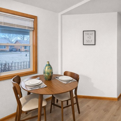 Dining nook - perfect for morning coffee