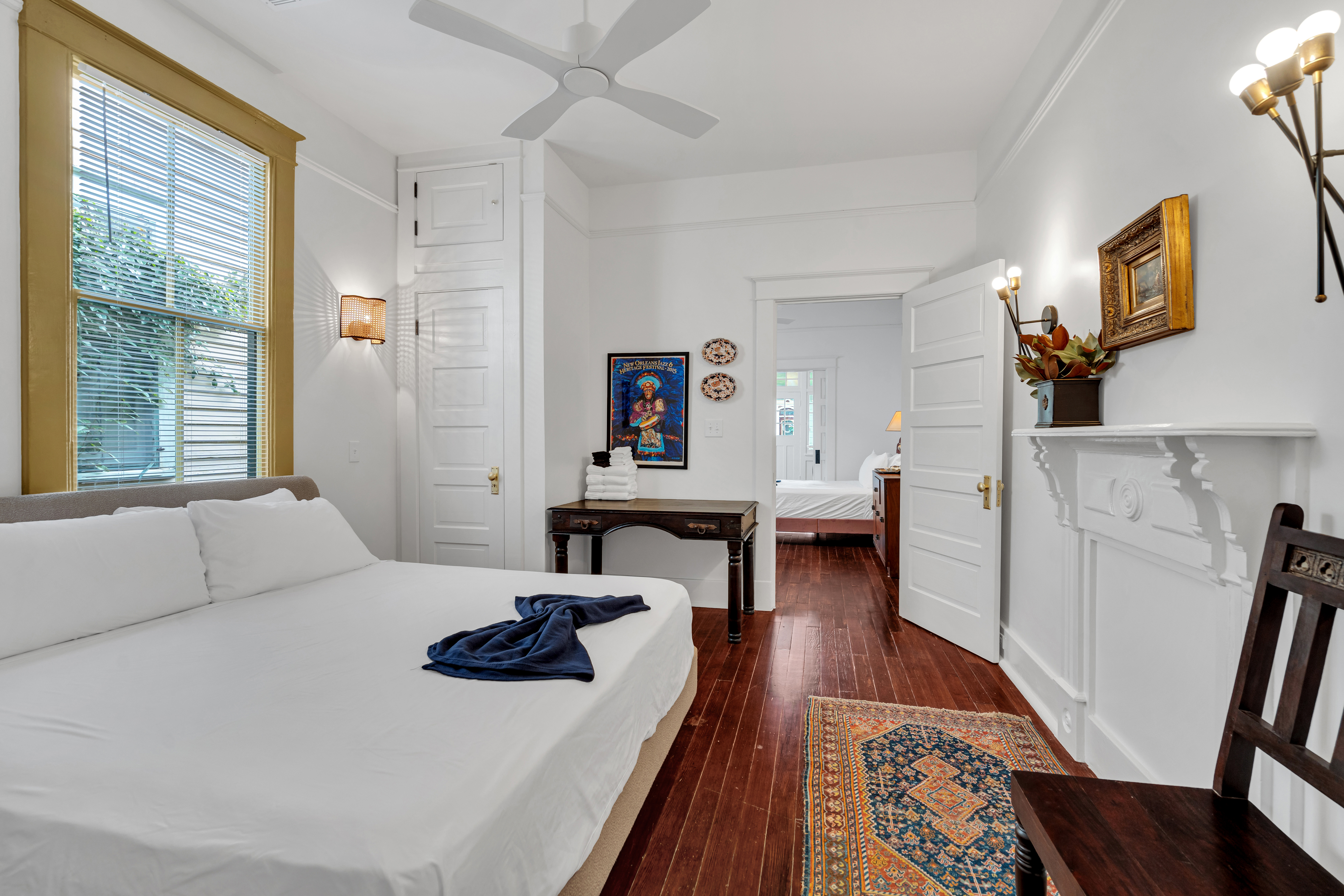 Bedroom with bed and classic charm