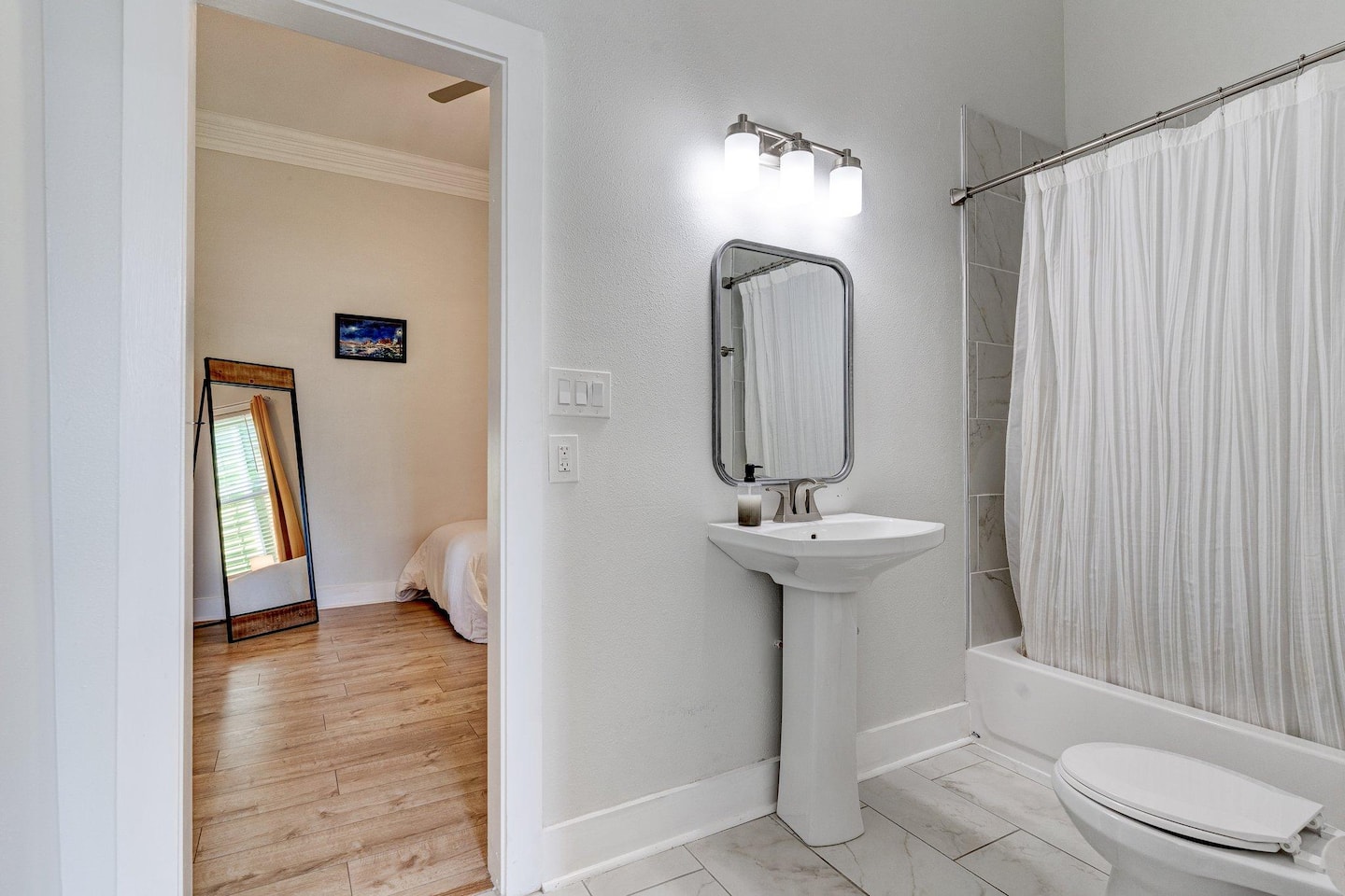 First Bathroom attached to first and second bedroom | Vanity