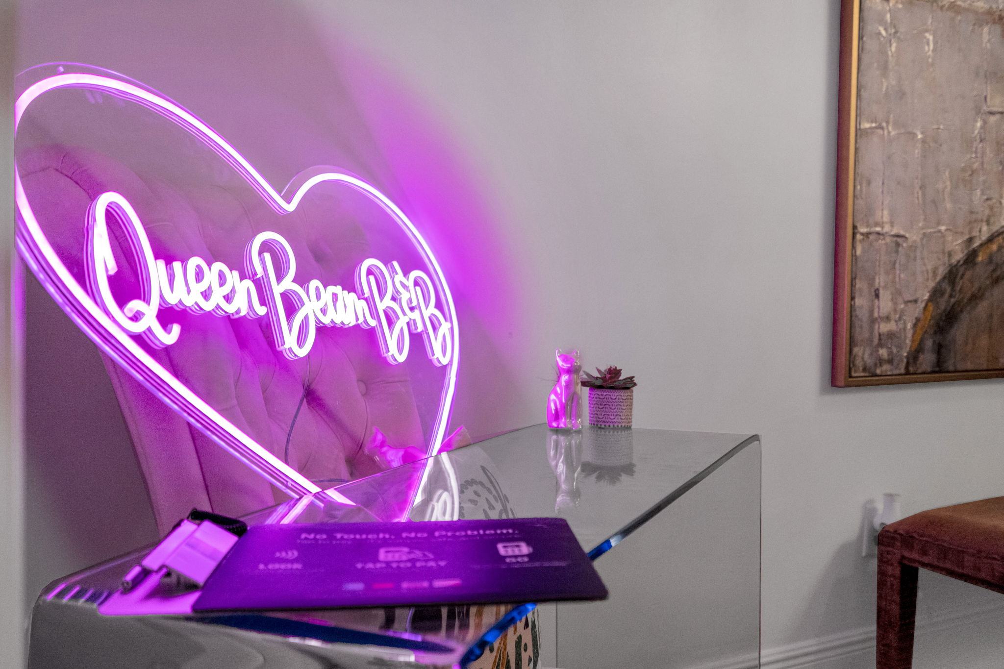 Iconic neon glow for unforgettable moments