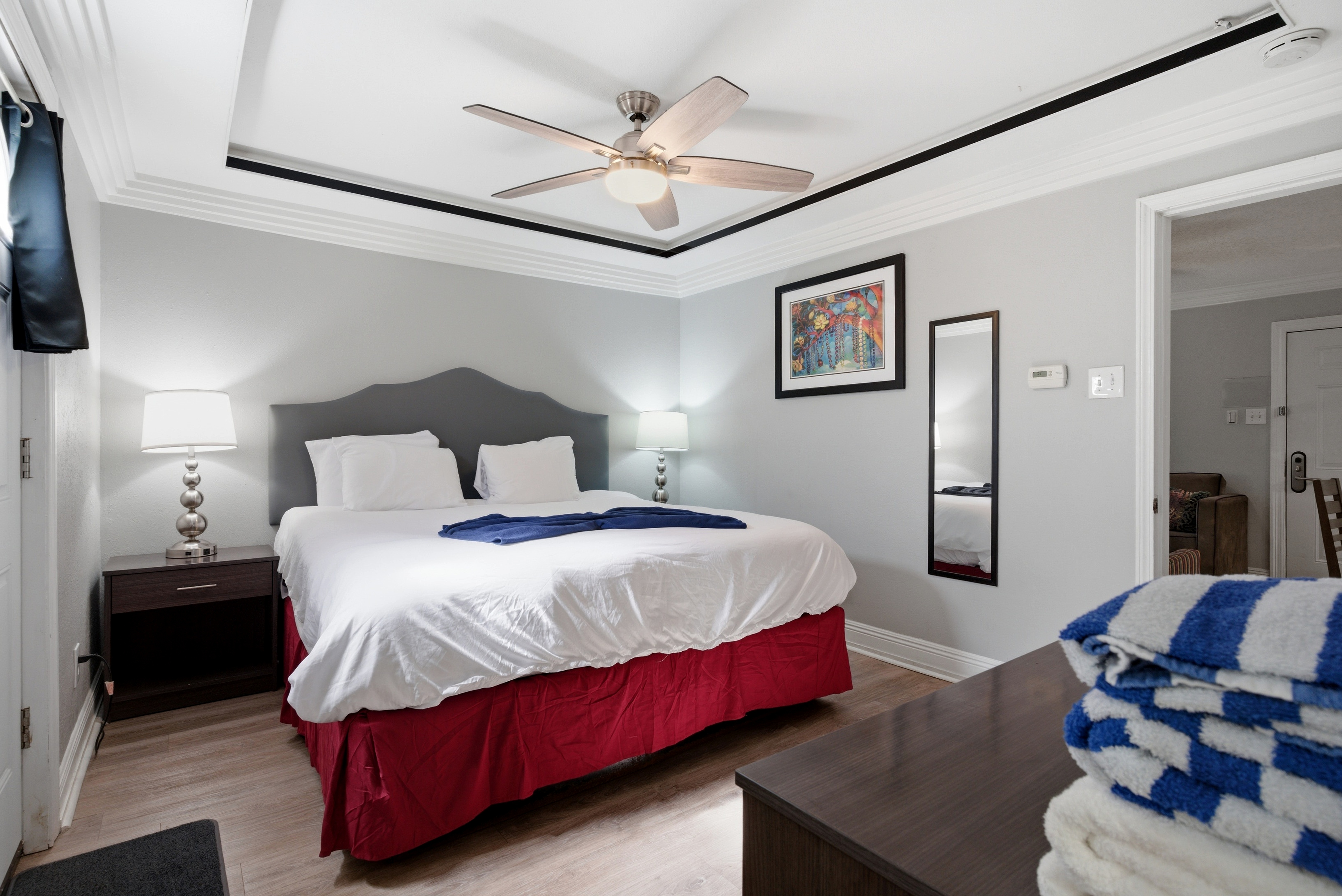 Calm and cozy bedroom retreat