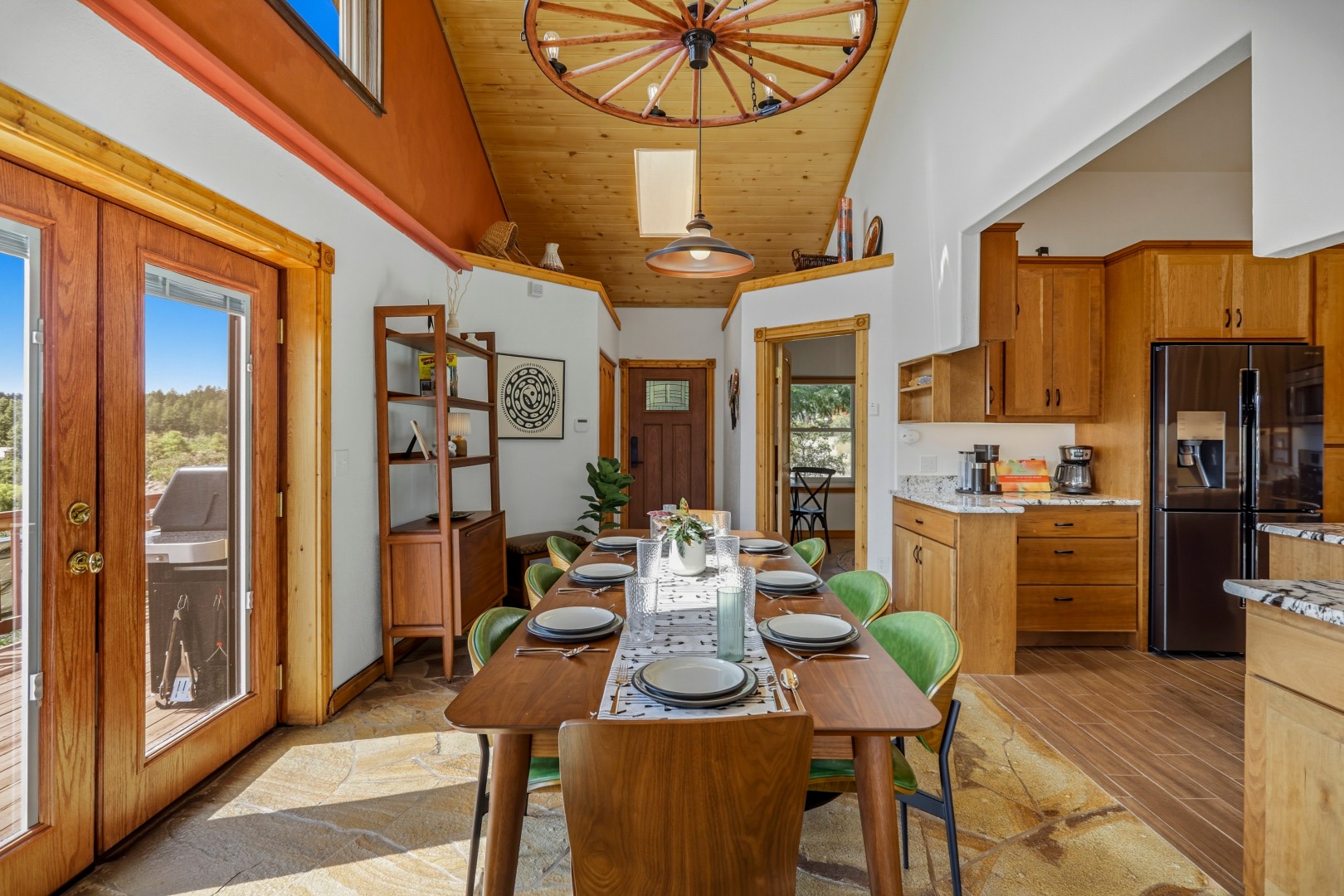 Plenty of seating at this beautiful dining room. 