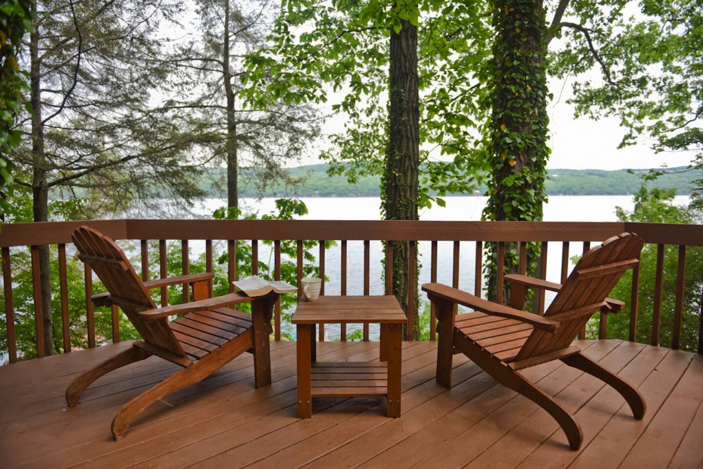 Seneca Lakefront Cabin & Beach Cottage: Hot tub — Rock Stream, NY — vacation rental