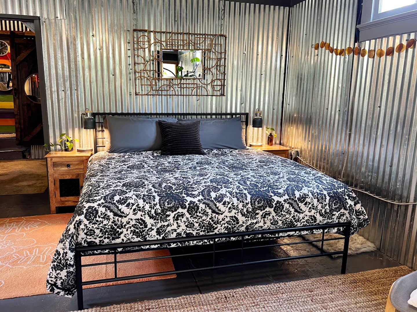 Relax in the plush king sized bed - a getaway within the getaway.