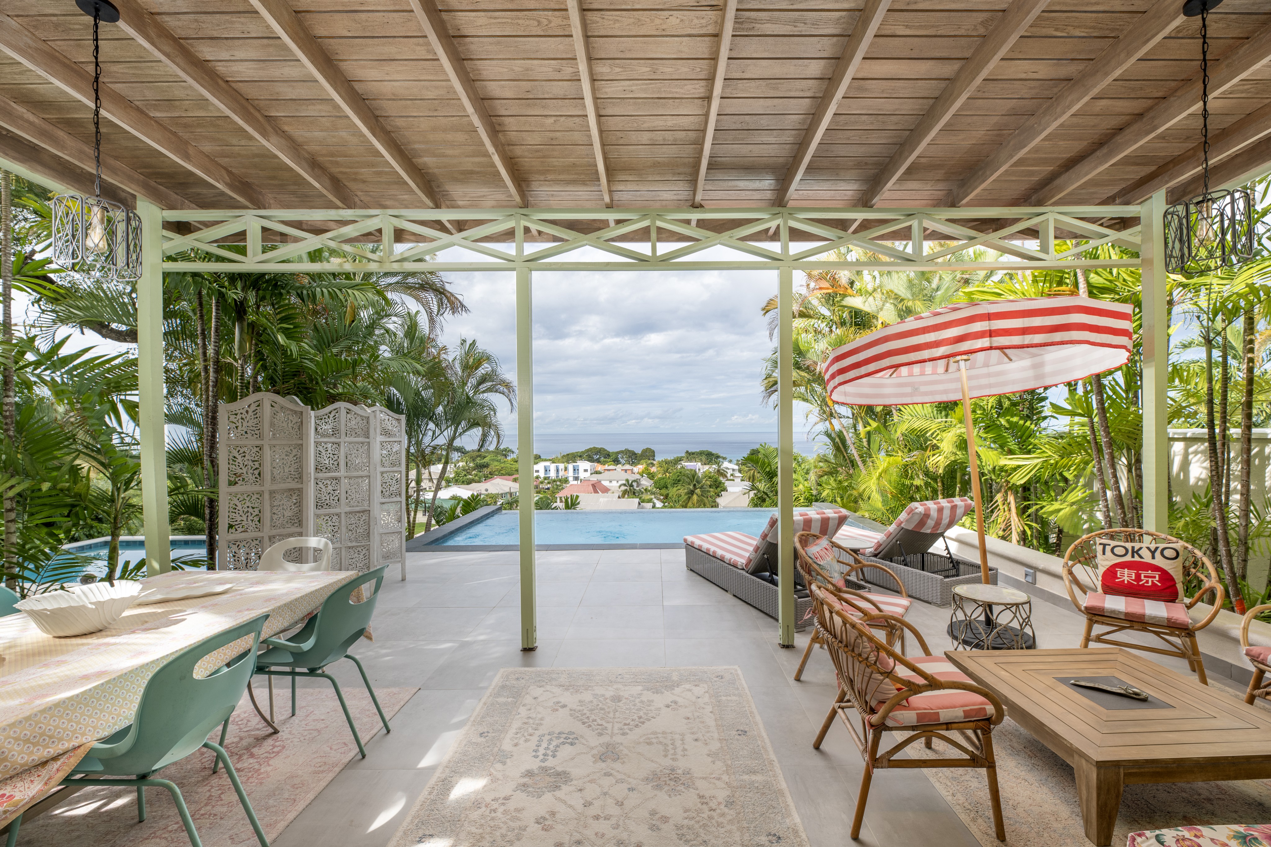 Stylish hillside villa with breathtaking coastal  — Saint James, Barbados — vacation rental