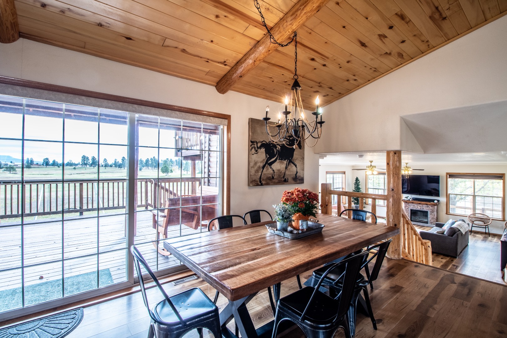 Dining Room Area with Patio