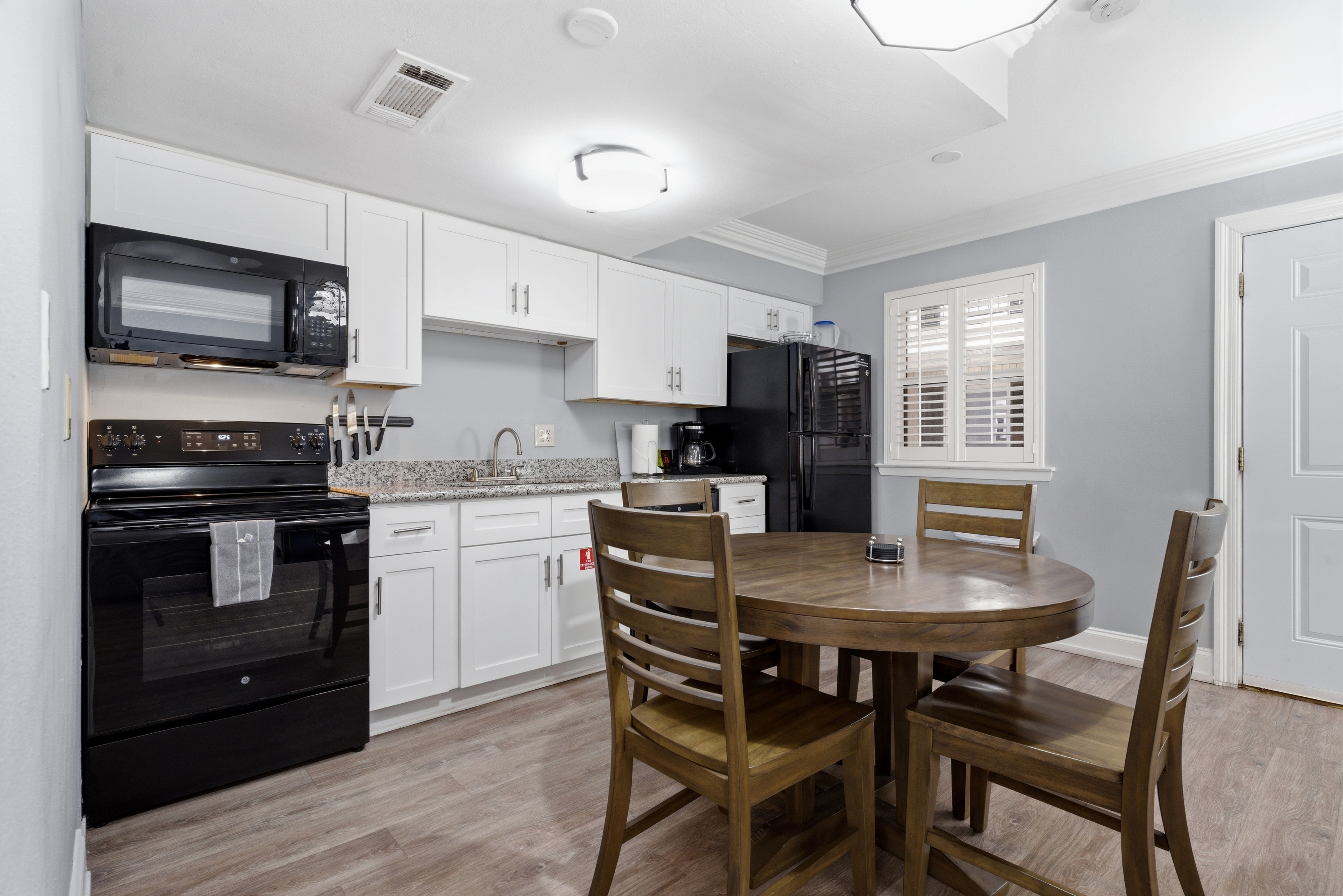 Casual dining space for slow mornings