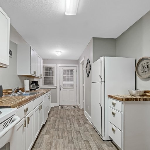 Beautifully remodeled galley style kitchen