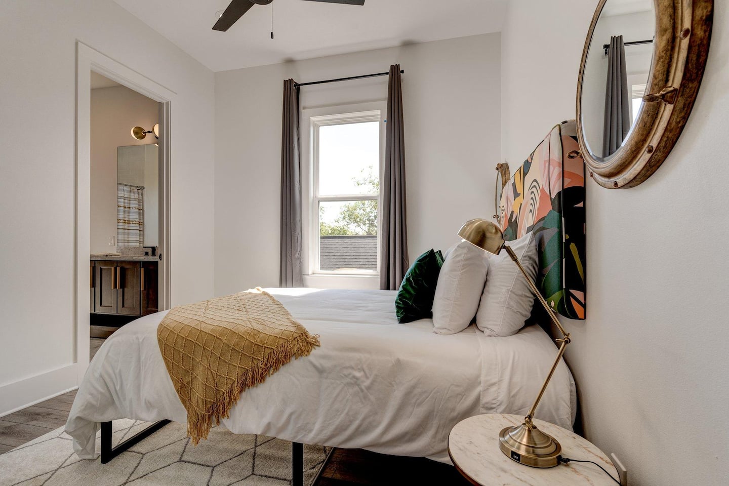 Also attached to the Jack & Jill Bathroom your next bedroom has all the Caribbean vibes! (Bedroom 3/5)