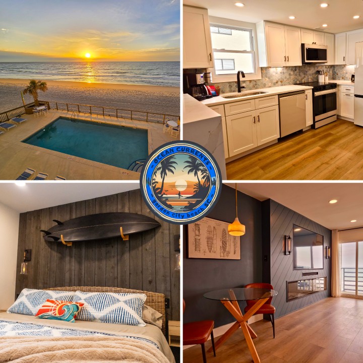 Ocean Currents has an ocean front view from the expansive balcony and ...
