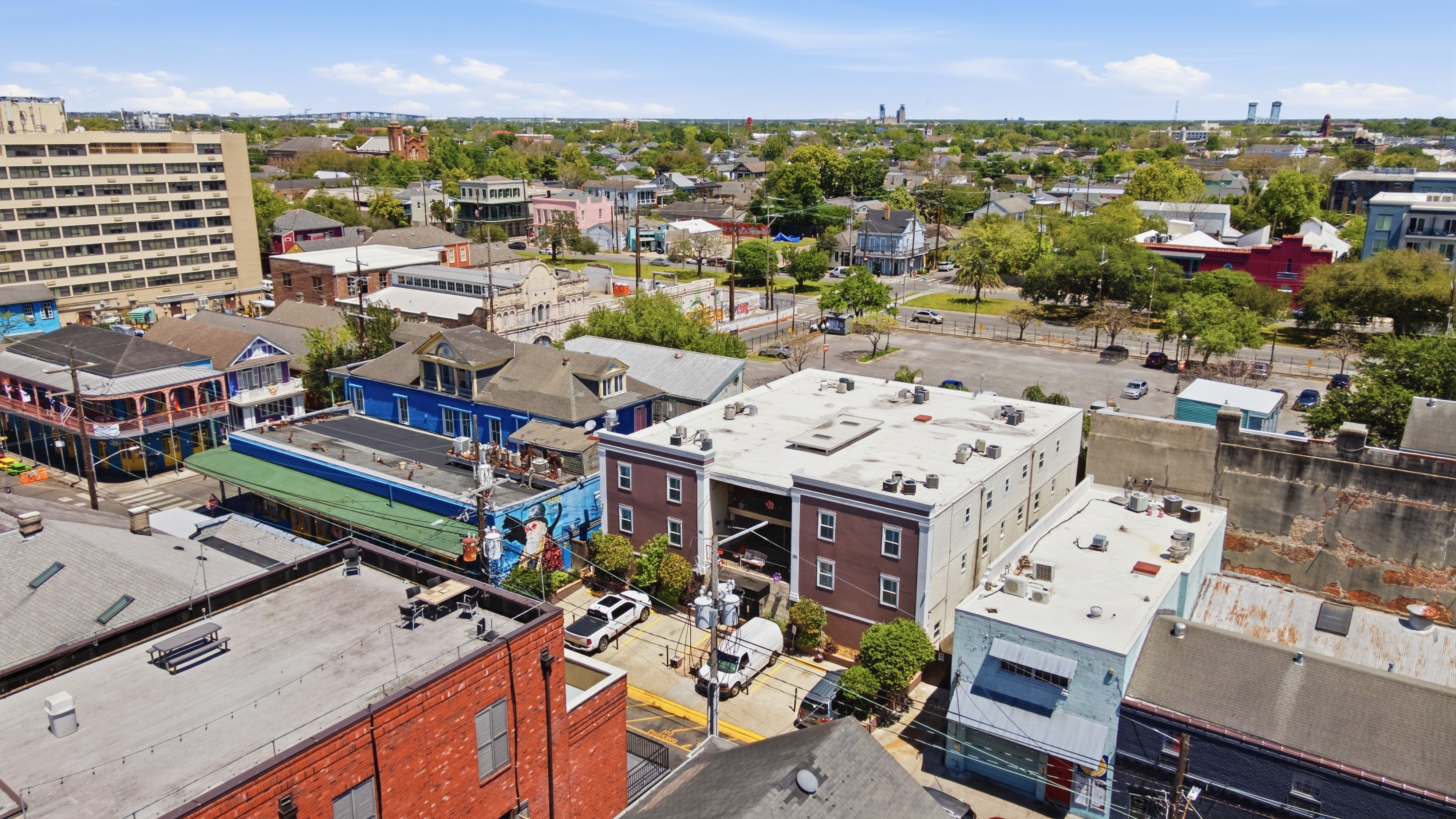 Neighborhood views with local charm