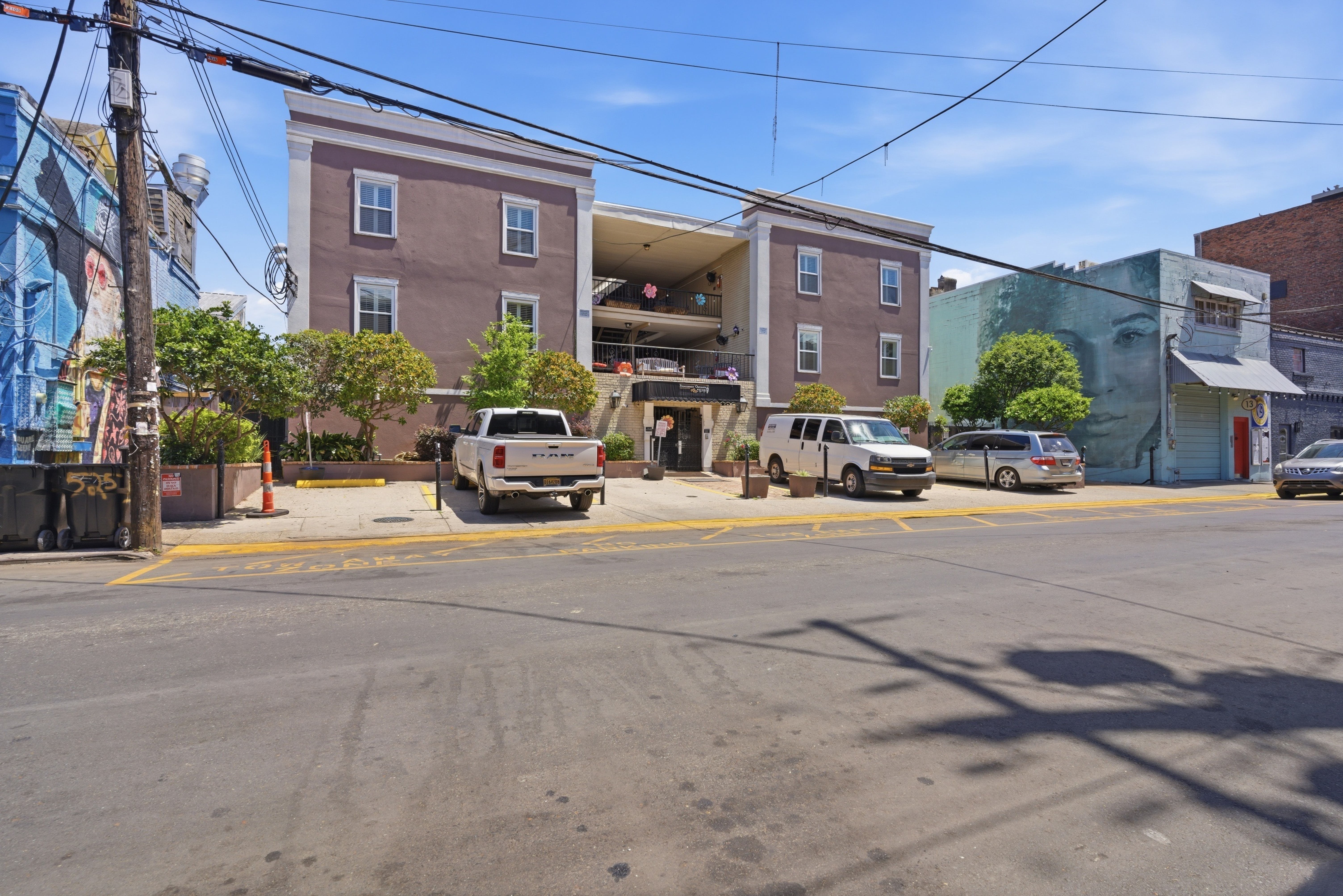 Convenient street-side access