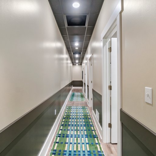 Private Hallway Leads to Bedrooms – Quiet & Separated from Living Areas