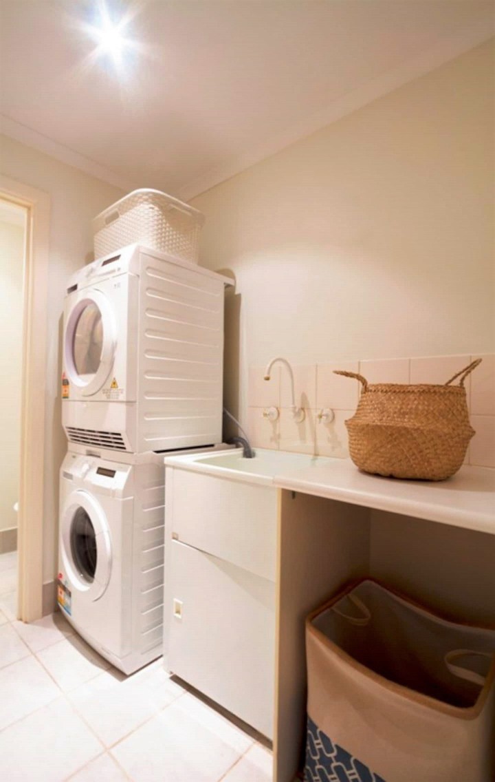 Stay fresh and travel light with your own in-house washing machine and dryer—perfect for longer stays and family convenience.
