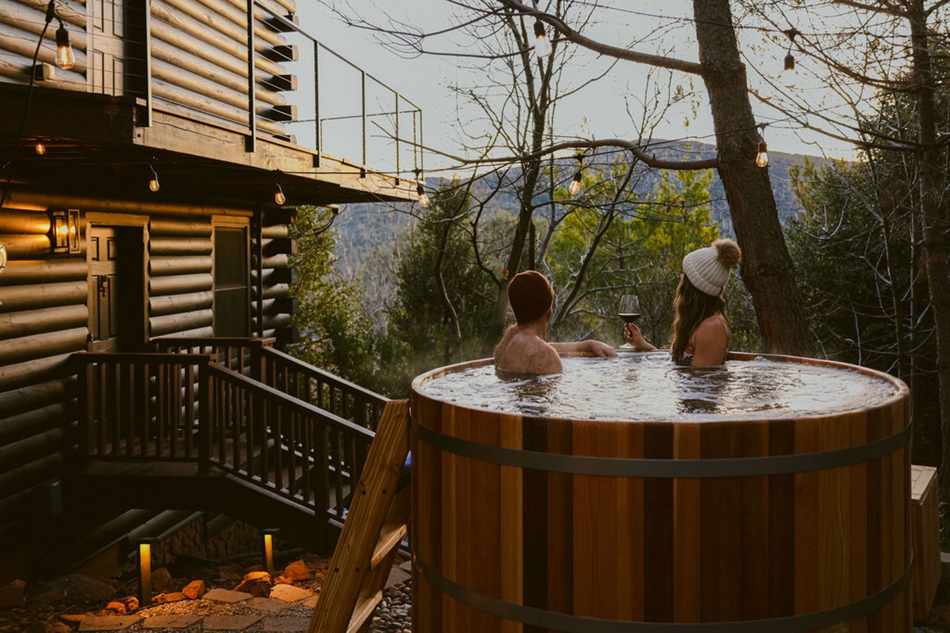 Dark Moon Chalet — Award-Winning A-Frame, Cedar Hot Tub