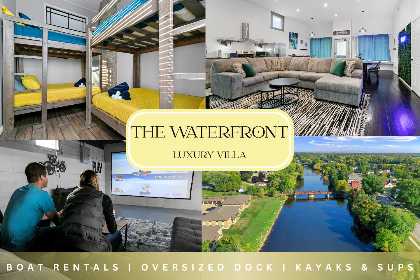 The Waterfront-game Room!movie Theatre!bunk Room! - Wisconsin