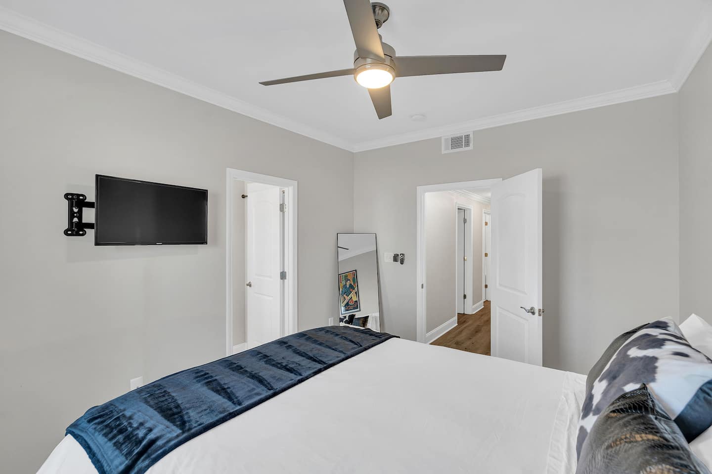 Primary Bedroom tv for relaxing! | Ensuite Bathroom