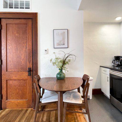 Table for 2 - ready for work or meals