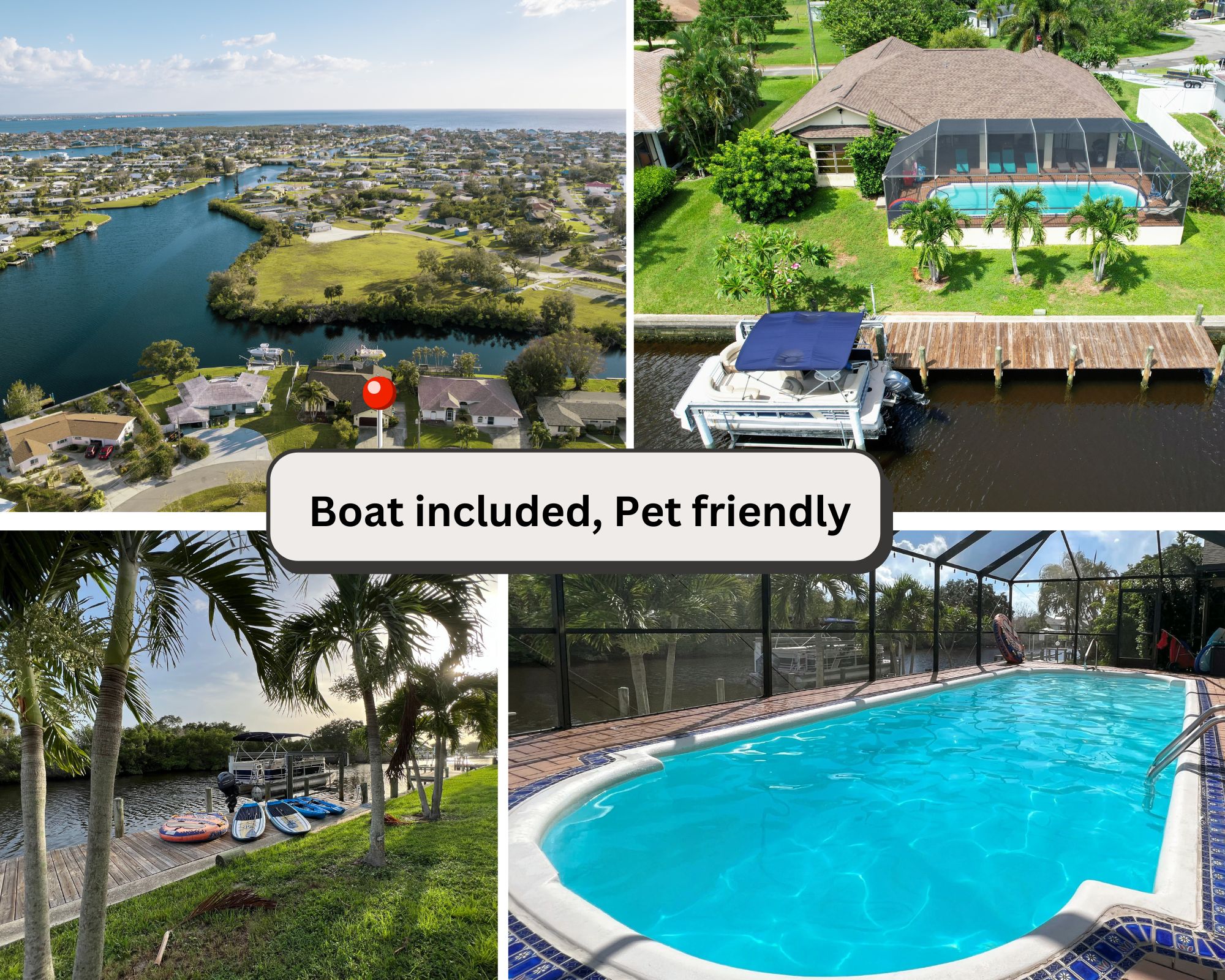 Private Dock And Boat Access - Inviting Waterfront Haven - Port Charlotte, FL