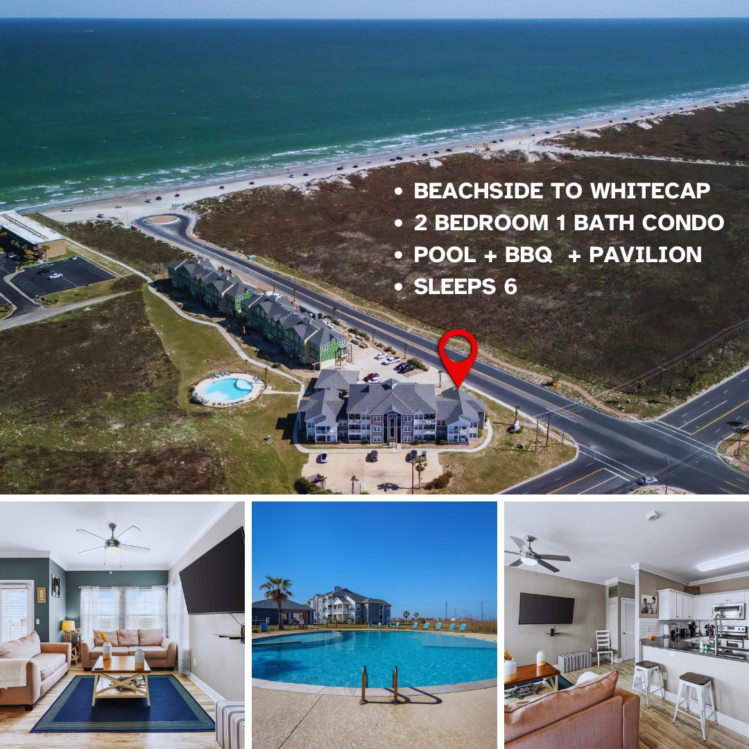 Heated Pool And Beach View - Elegant Coastal Sanctuary - Corpus Christi, TX