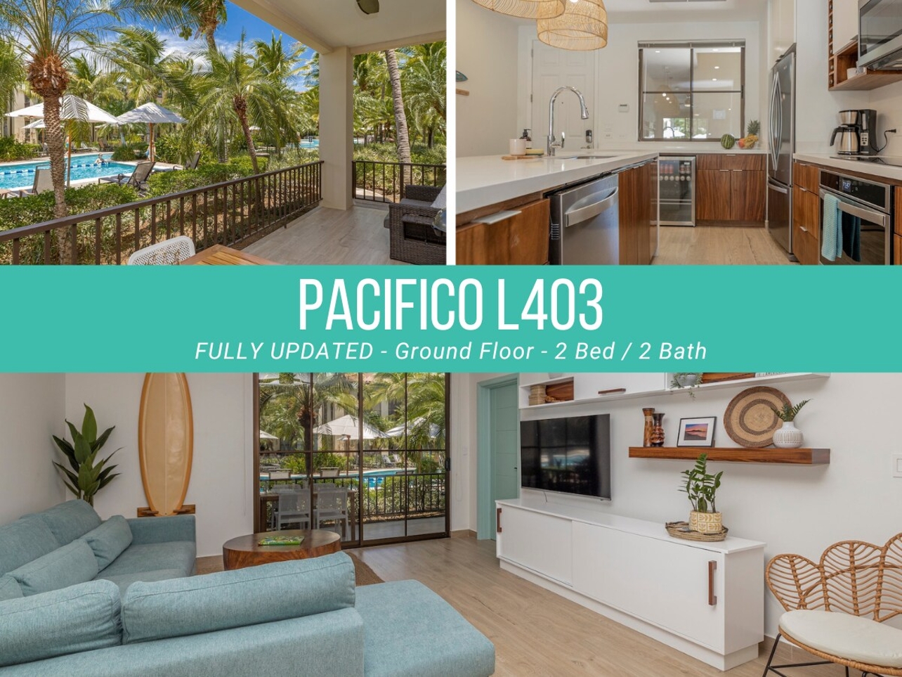 Pacifico L403 Renovated - Main Floor 2 Bed/2 Bath — Playas del Coco, Guanacaste — vacation rental