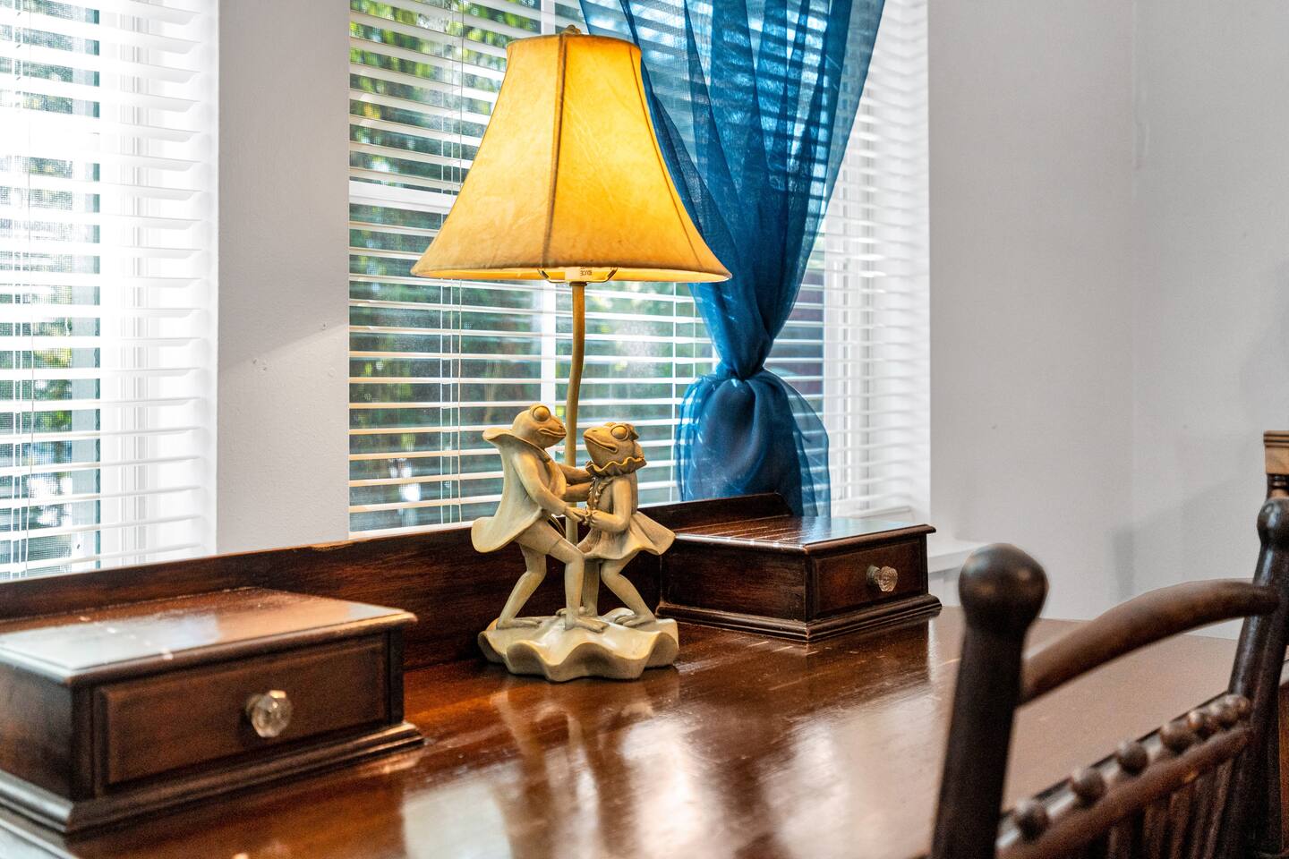 Thoughtful touches and natural light workspace