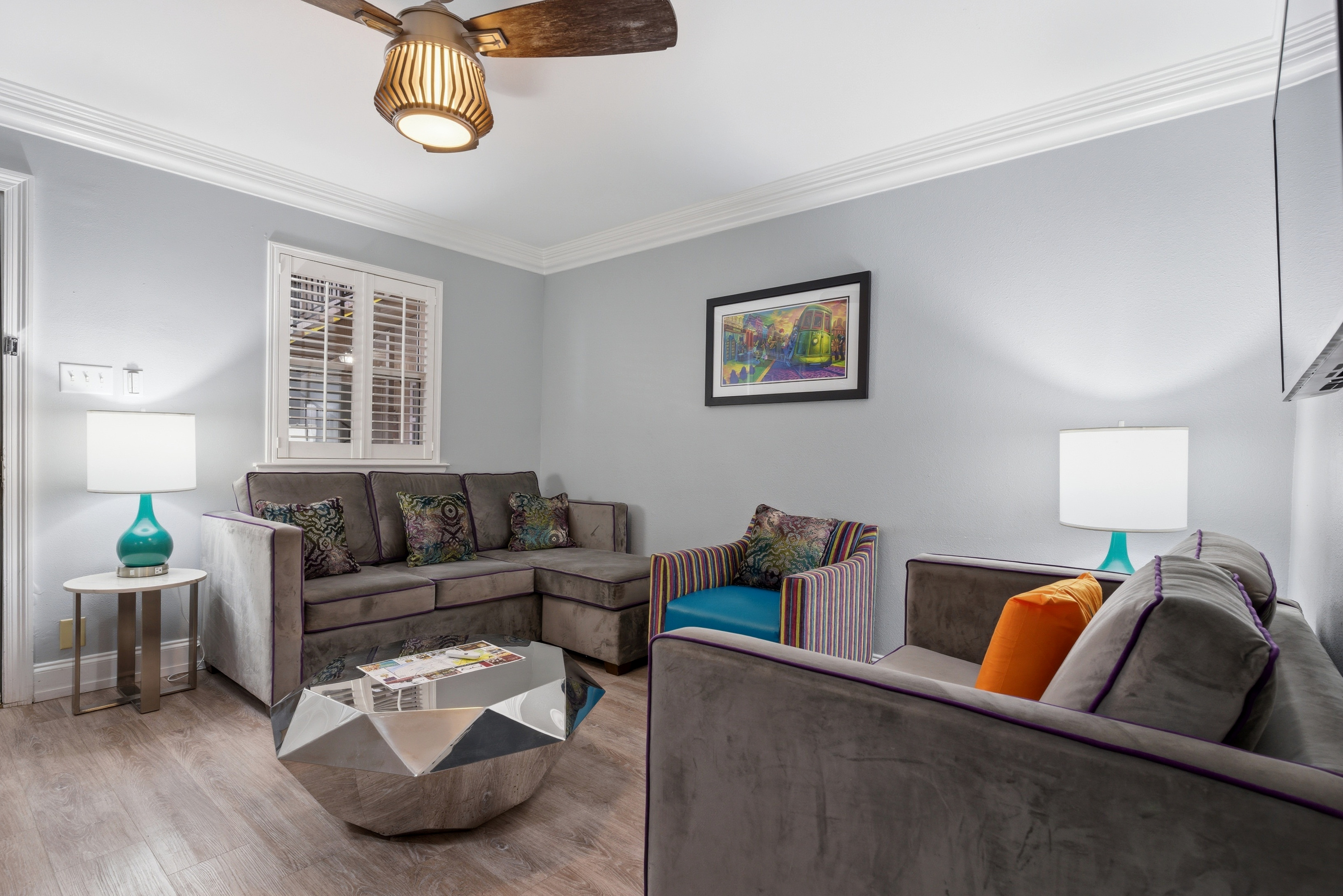 Laid back lounge corner for quiet moments