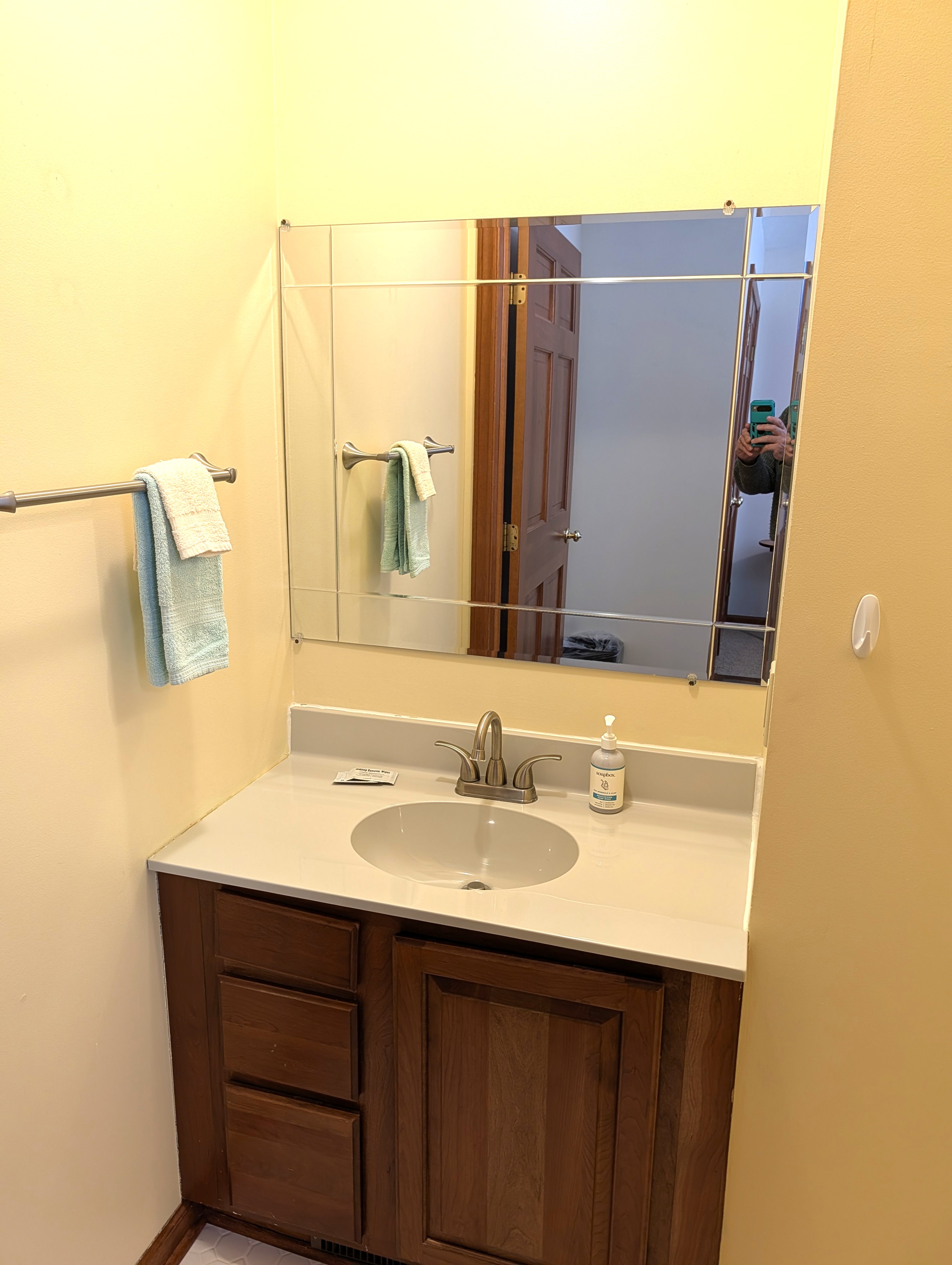 BATHROOM #3 (SECOND FLOOR):  This is a "jack and jill full bathroom" with private entrances from both Bedroom #3 and Bedroom #4.  Includes 2 separate sinks each with a mirror and vanity along with a toilet and a combination tub and shower.