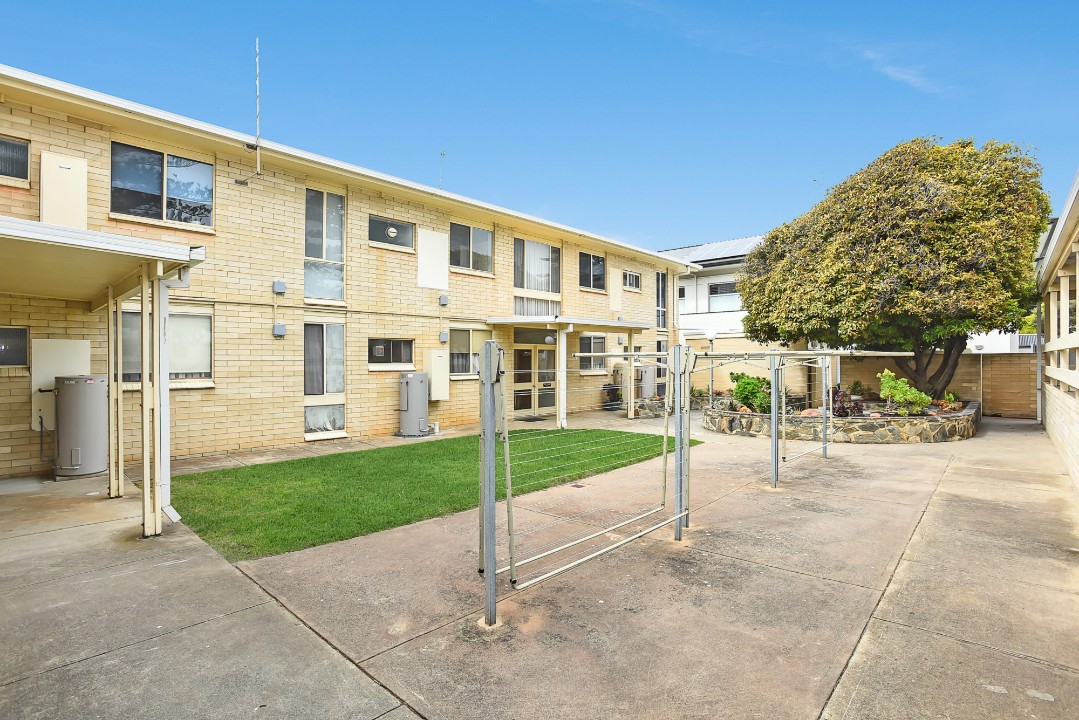 Laundry services are outside the back to the right of the back door