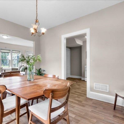 Wooden Dining Area 