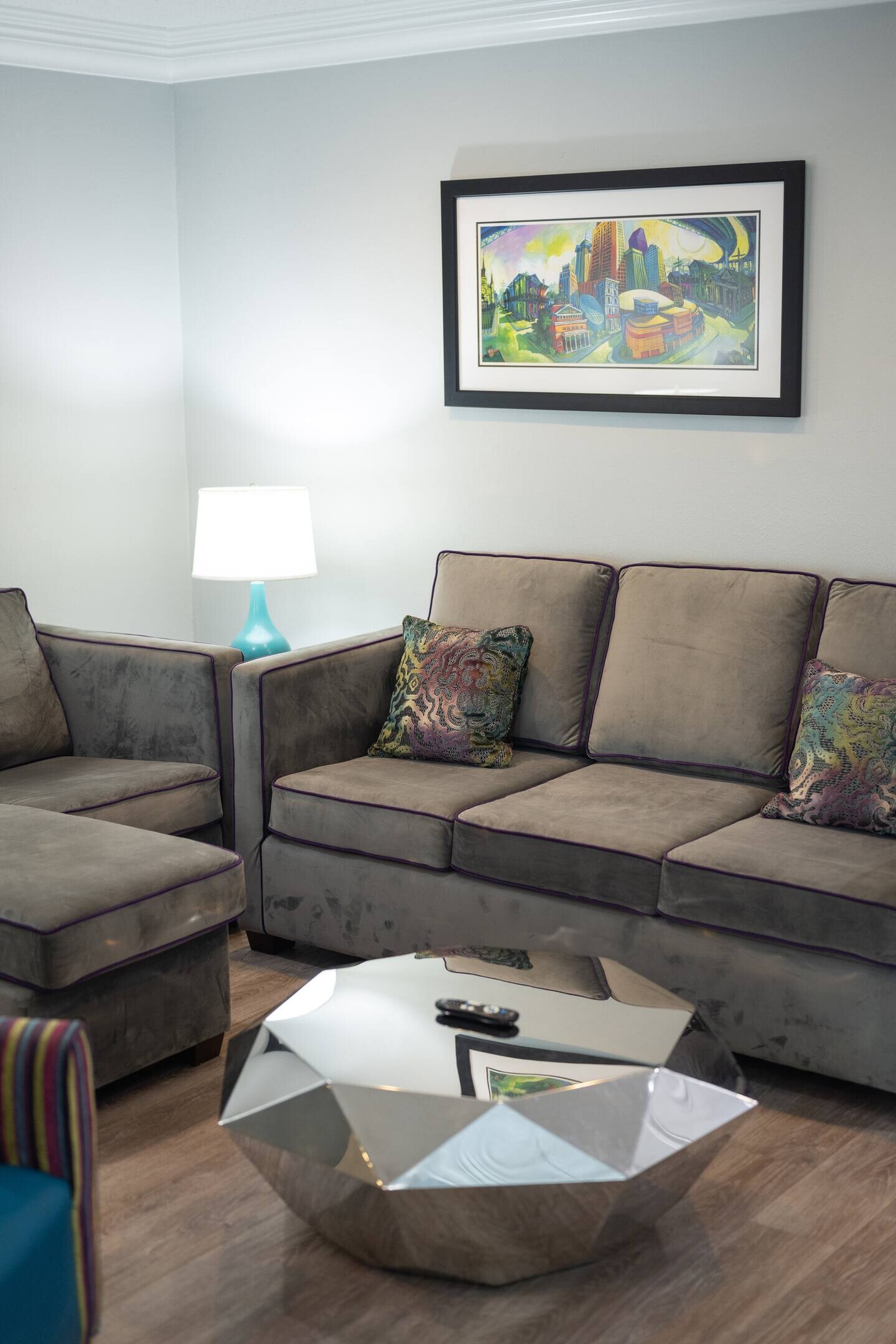 Comfortable corner seating