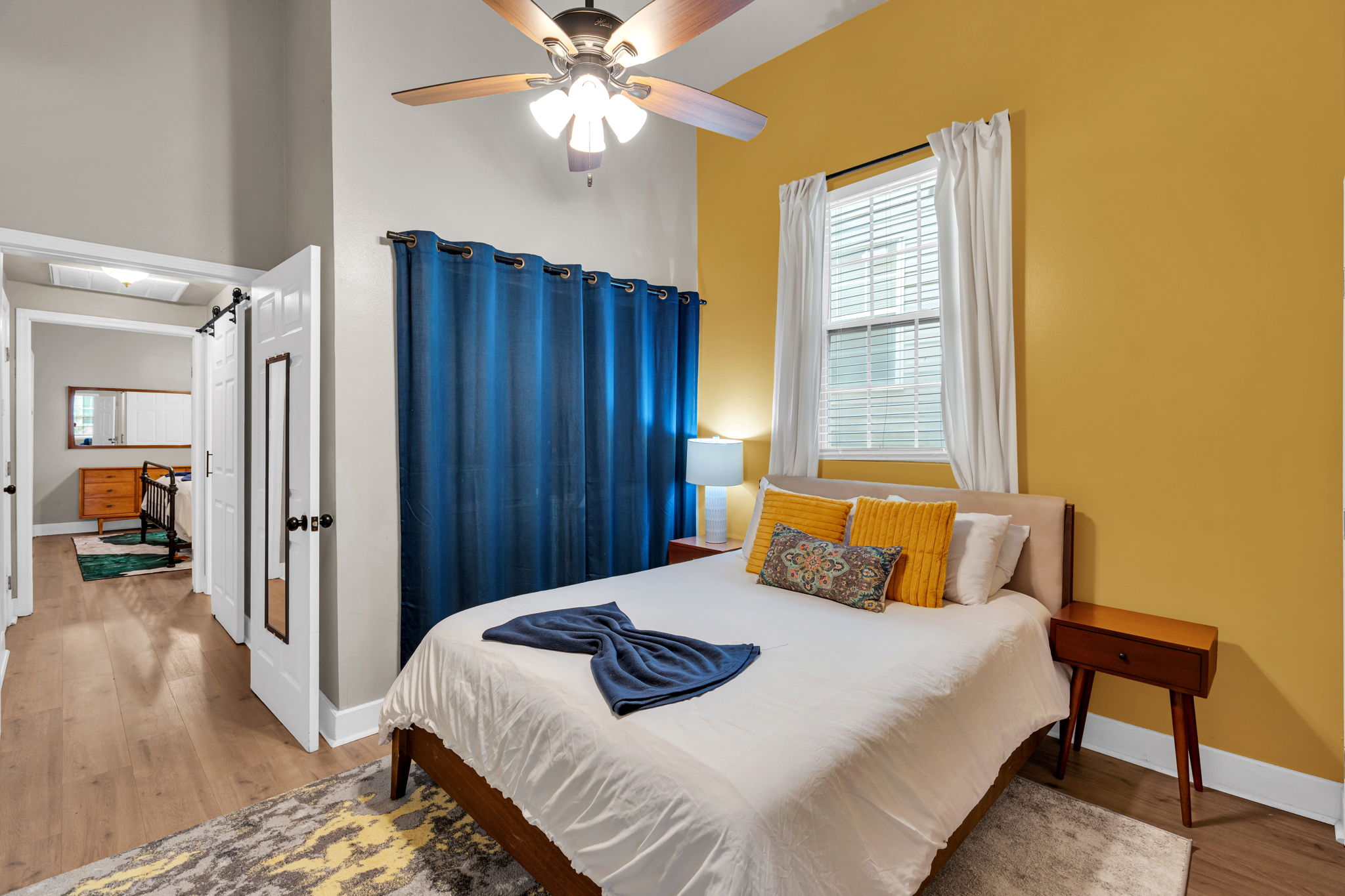 Cozy Bedroom with Warm Accents