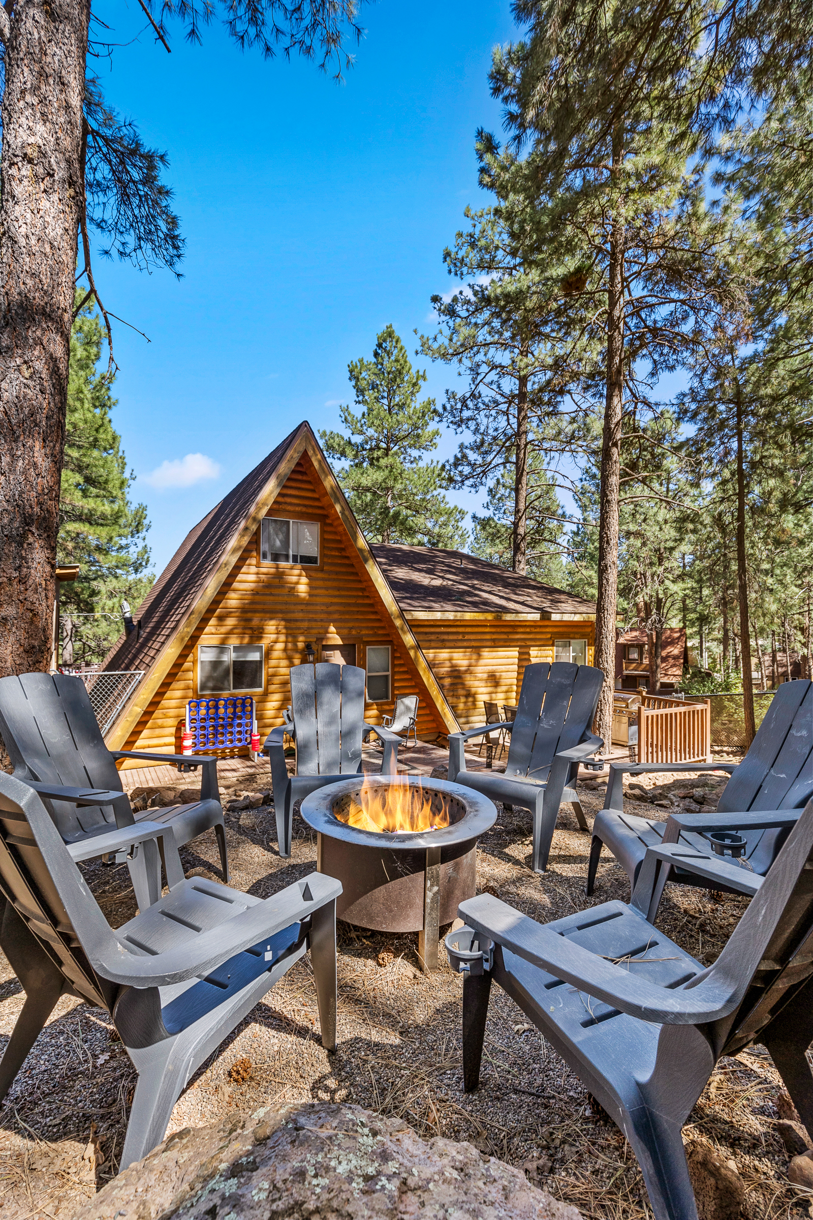 Cozy A-frame With Game Room And Sauna - Inviting Rustic Retreat - Arizona