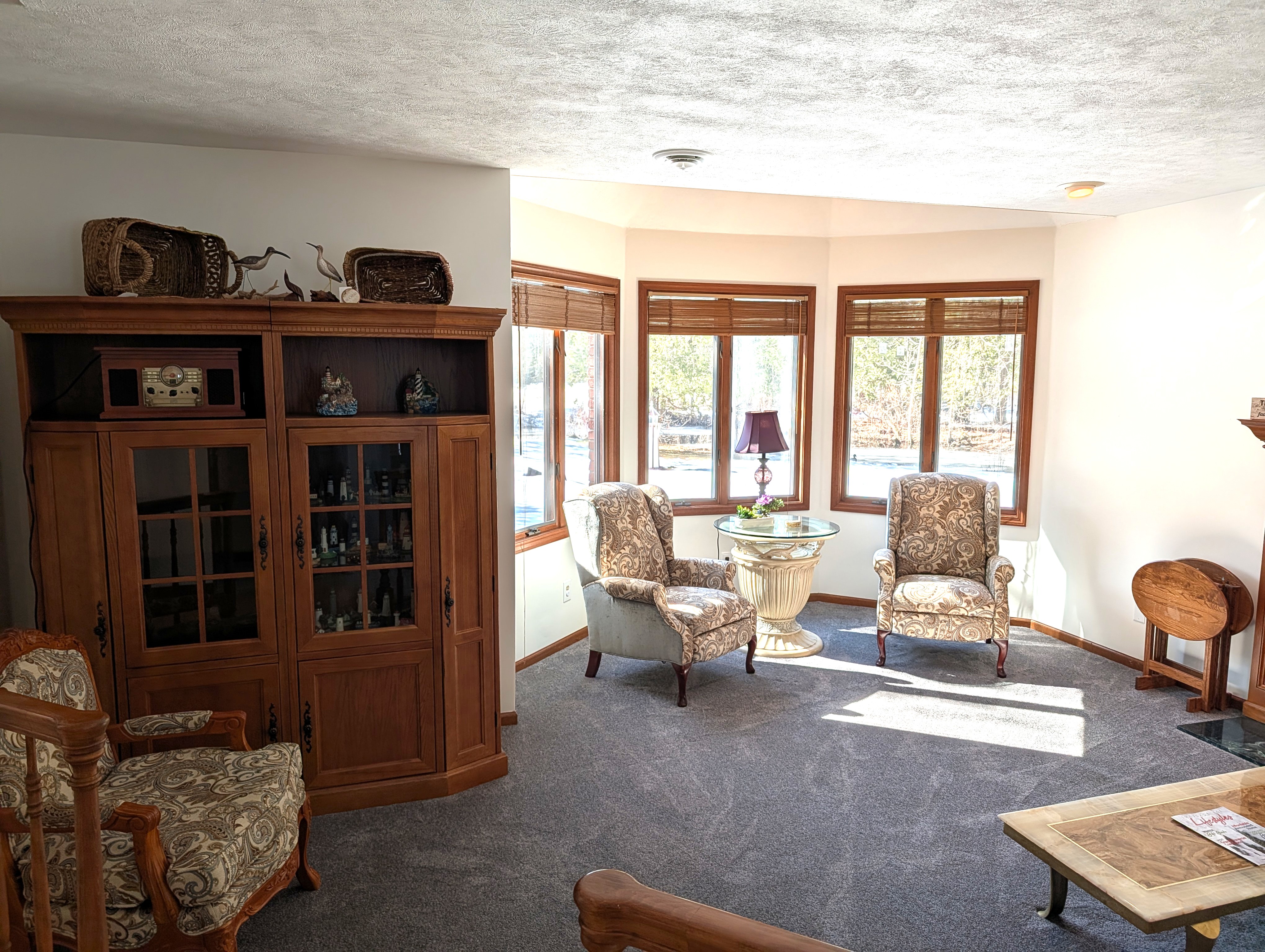 LIVING ROOM #2:  There is a second living room in the front of the house.  (Note that the gas fireplace is not available for guest usage.)