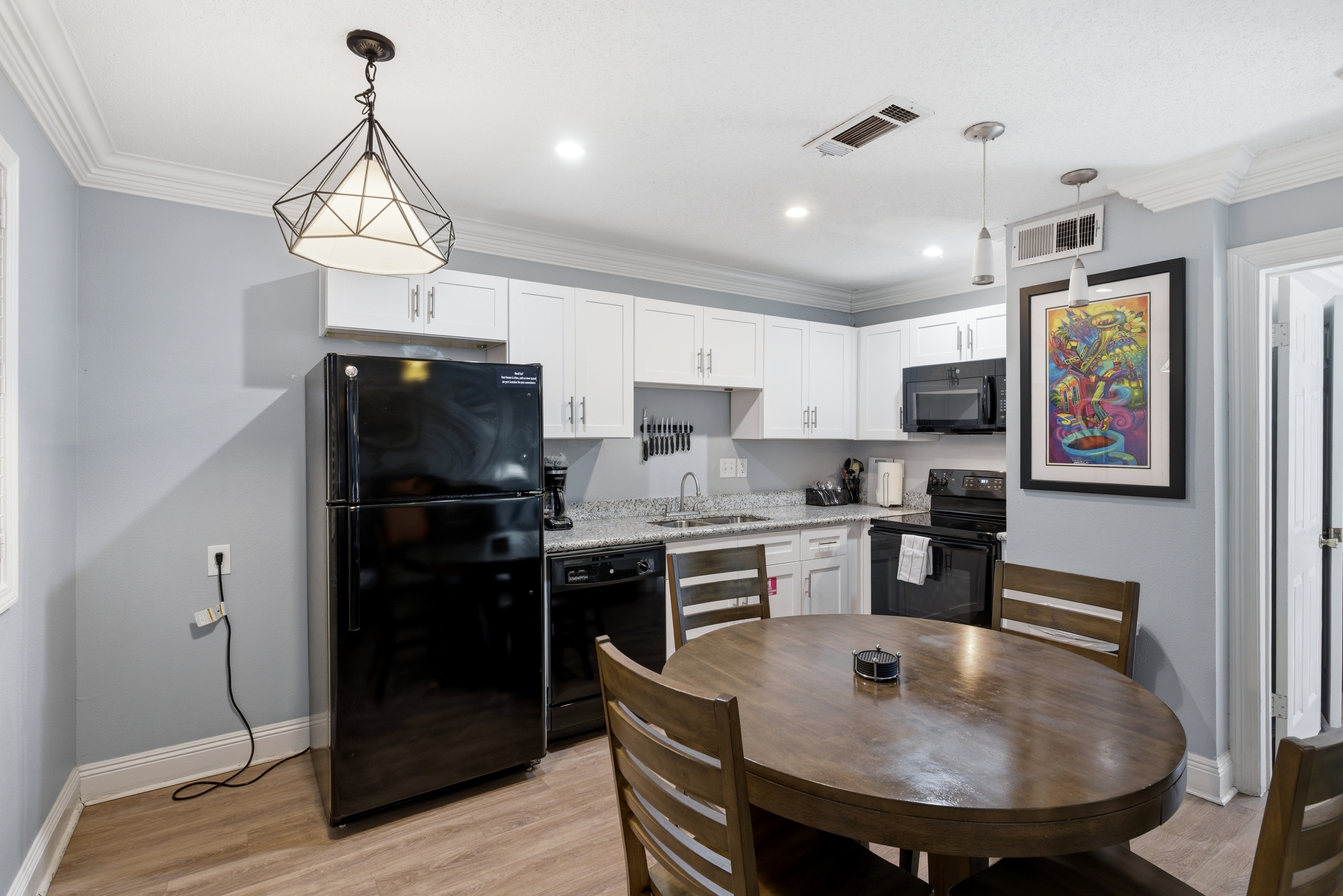 Bright kitchen with ample counter space