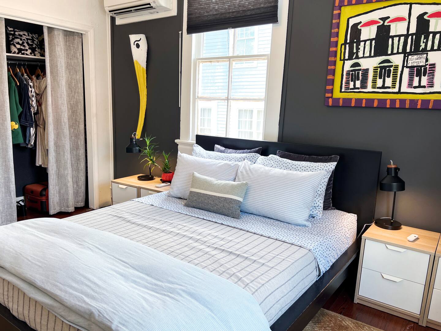 Your Dream Escape: Find solace in this carefully crafted bedroom, designed for ultimate relaxation.