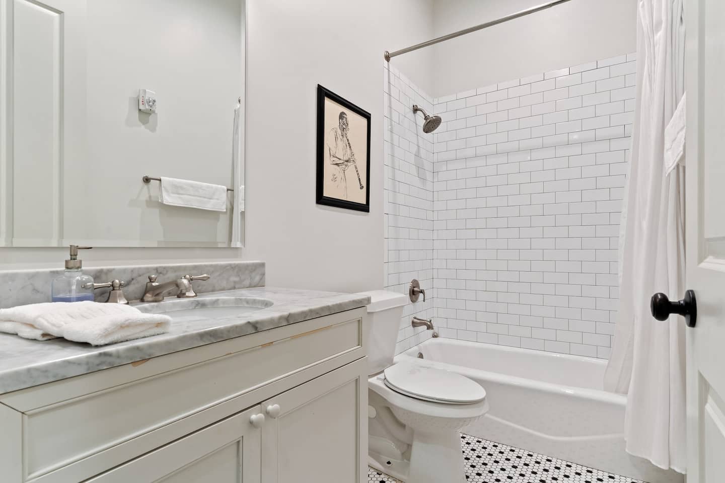 First Full Bathroom space