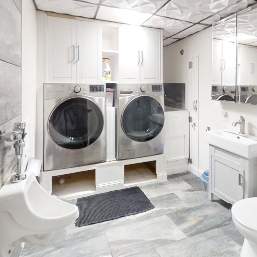 Dedicated laundry room for longer stays and larger groups.